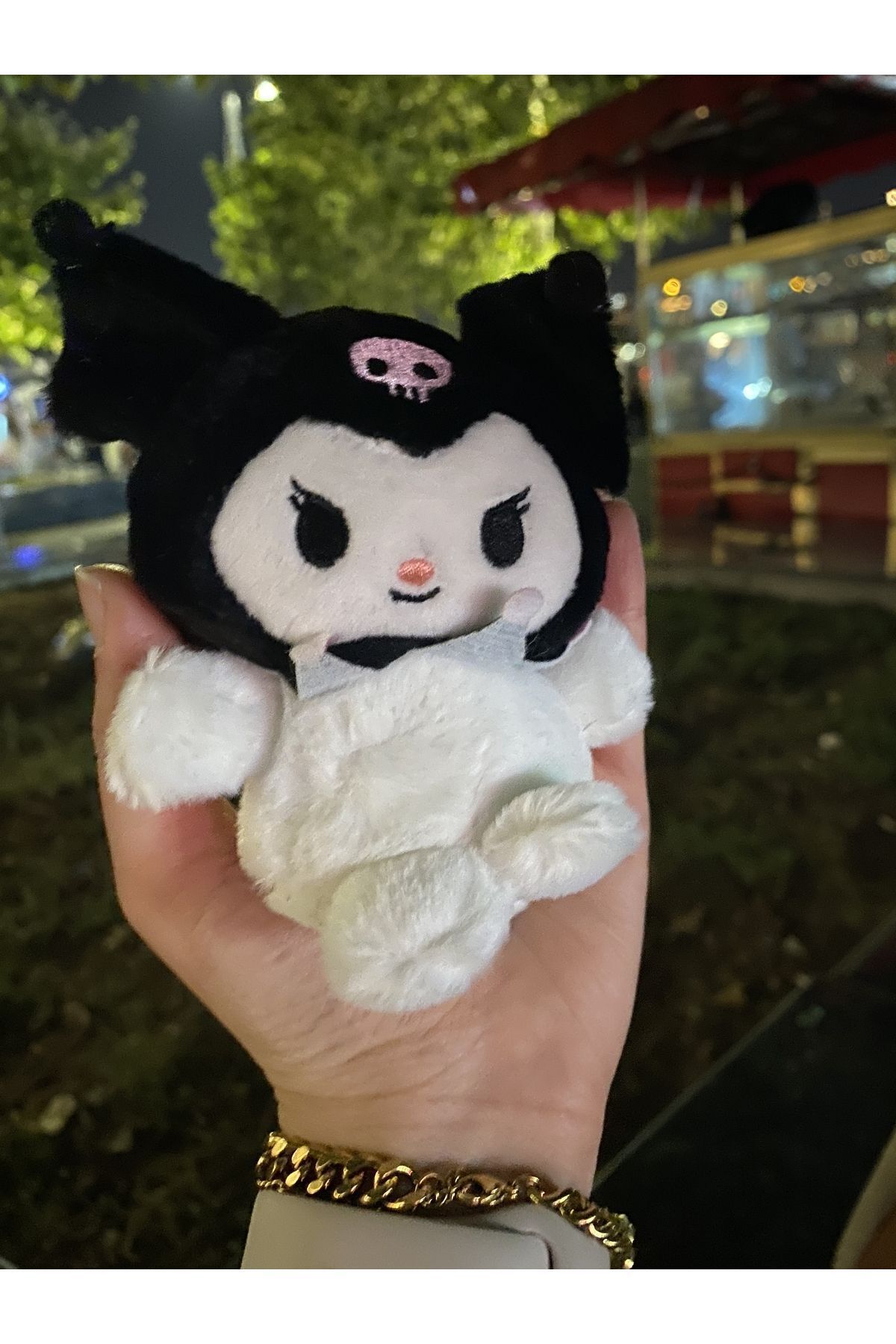 SANRIO-دمية سلسلة مفاتيح قطيفة من سانريو، لعبة، كورومي 3