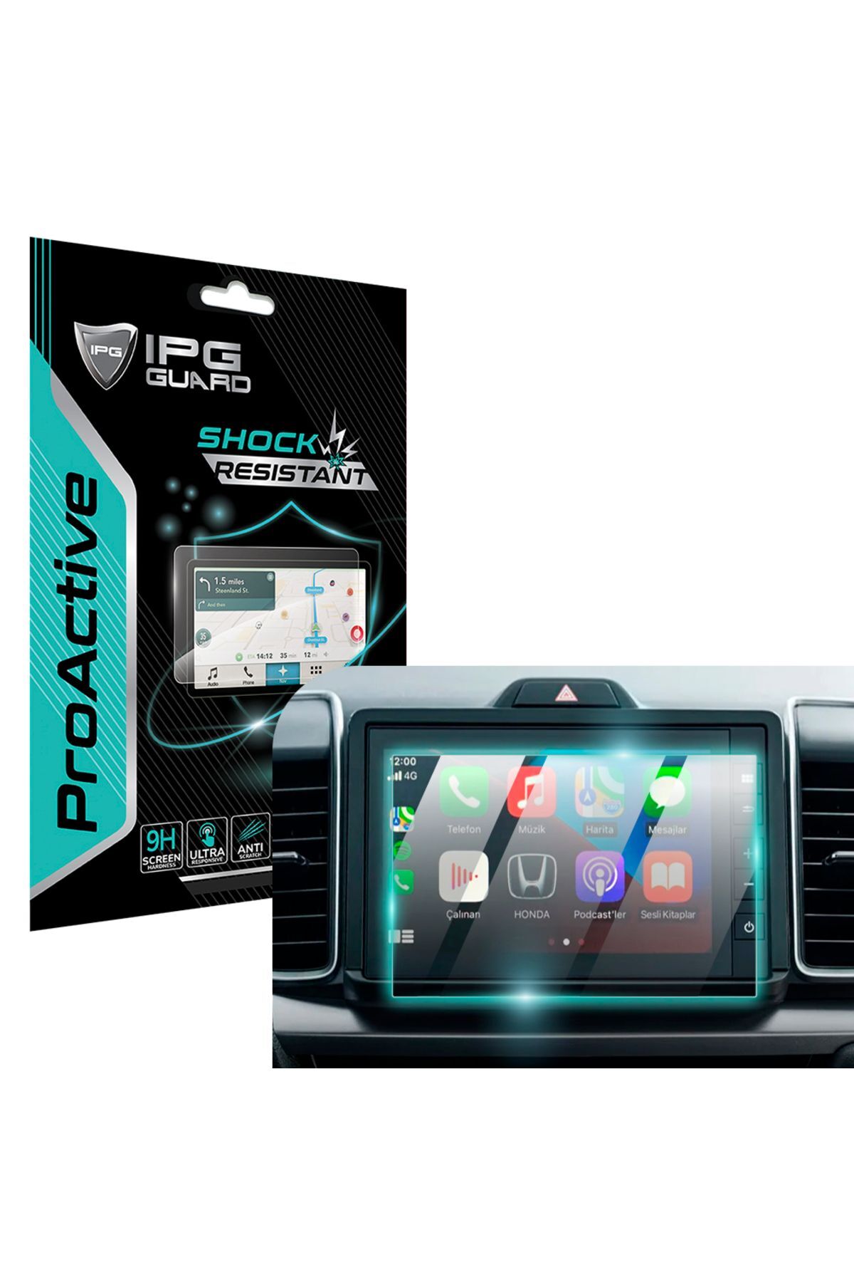 9H Nano IPG ProActive Screen Saver for Honda 2022-2024 City 8 Inch Navigation