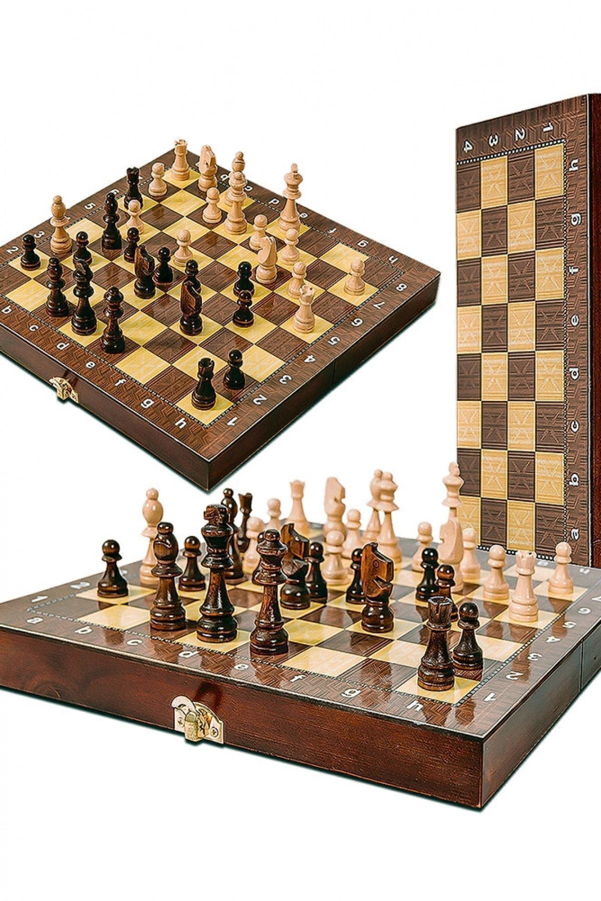 Genel Markalar Ithal Kutulu Satranç Takımı 29x29 cm