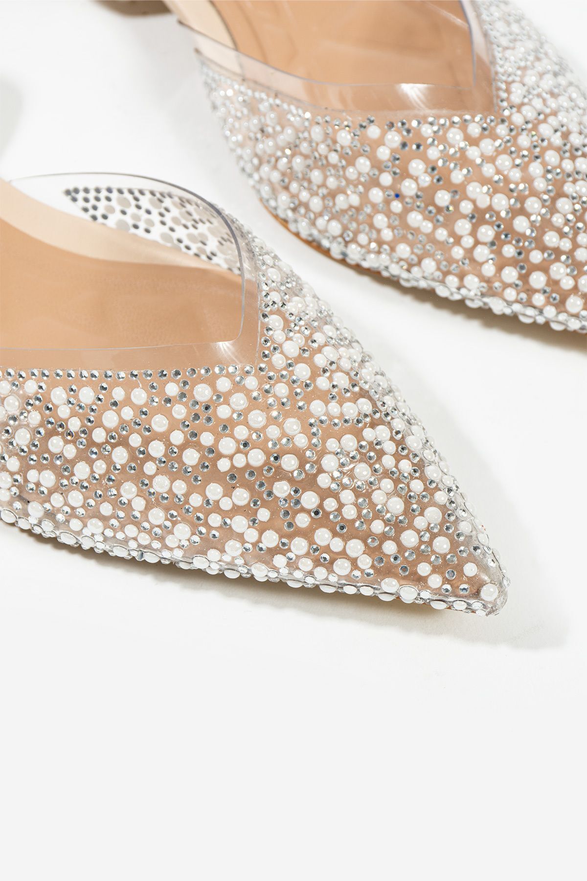 DUXAL SHOES-Bella Pearl Λεπτομερή παπούτσια με τακούνι με ανοιχτή πλάτη - Μπαλαρίνες 3