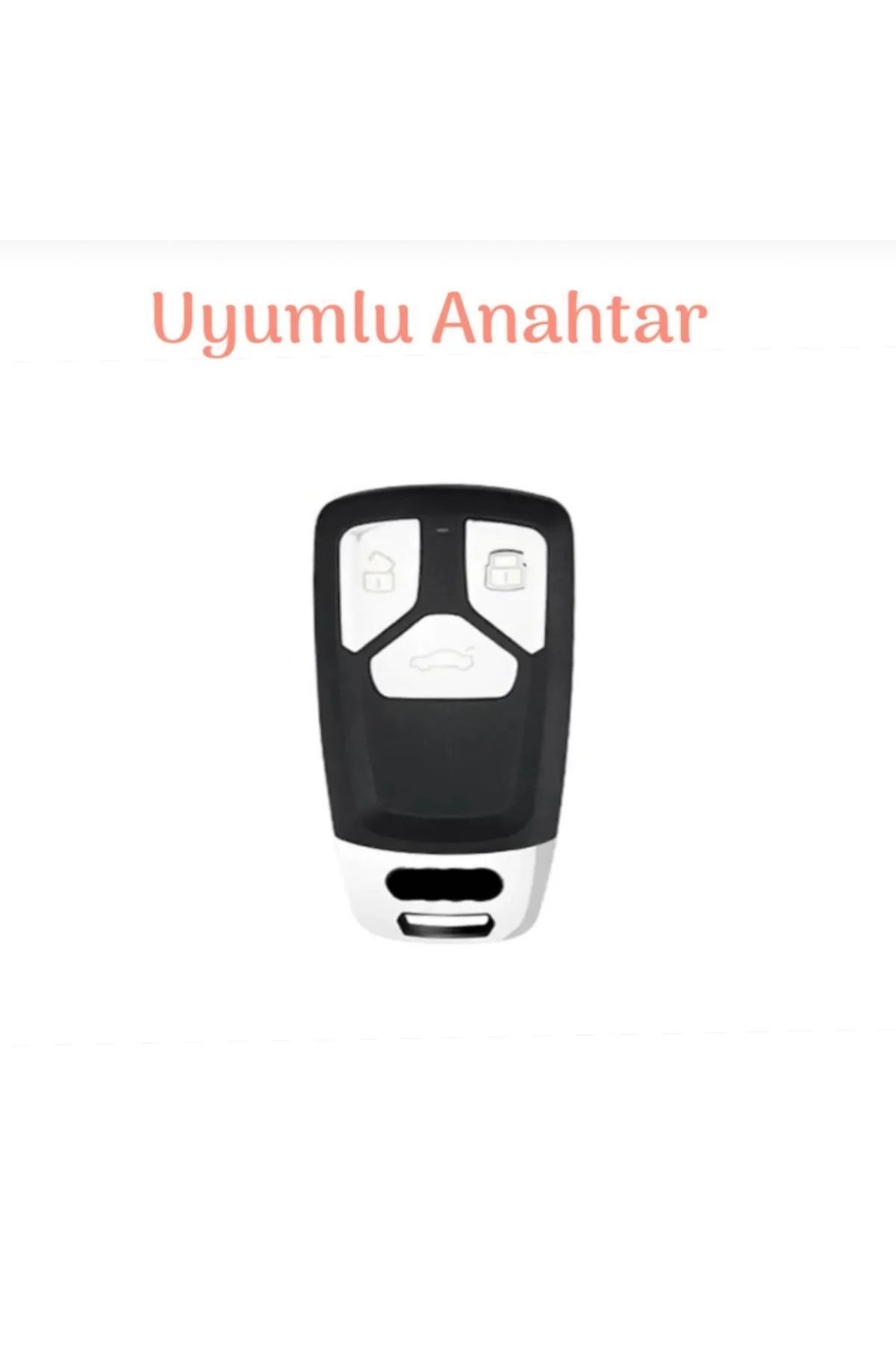 emii auto spare parts-For Audi A6 A5 Q7 S4 S5 S7 A4 B9 A4l 4m 8w Q5 Tt Tts Rs 8s Coupe Key Case Black/gray 2