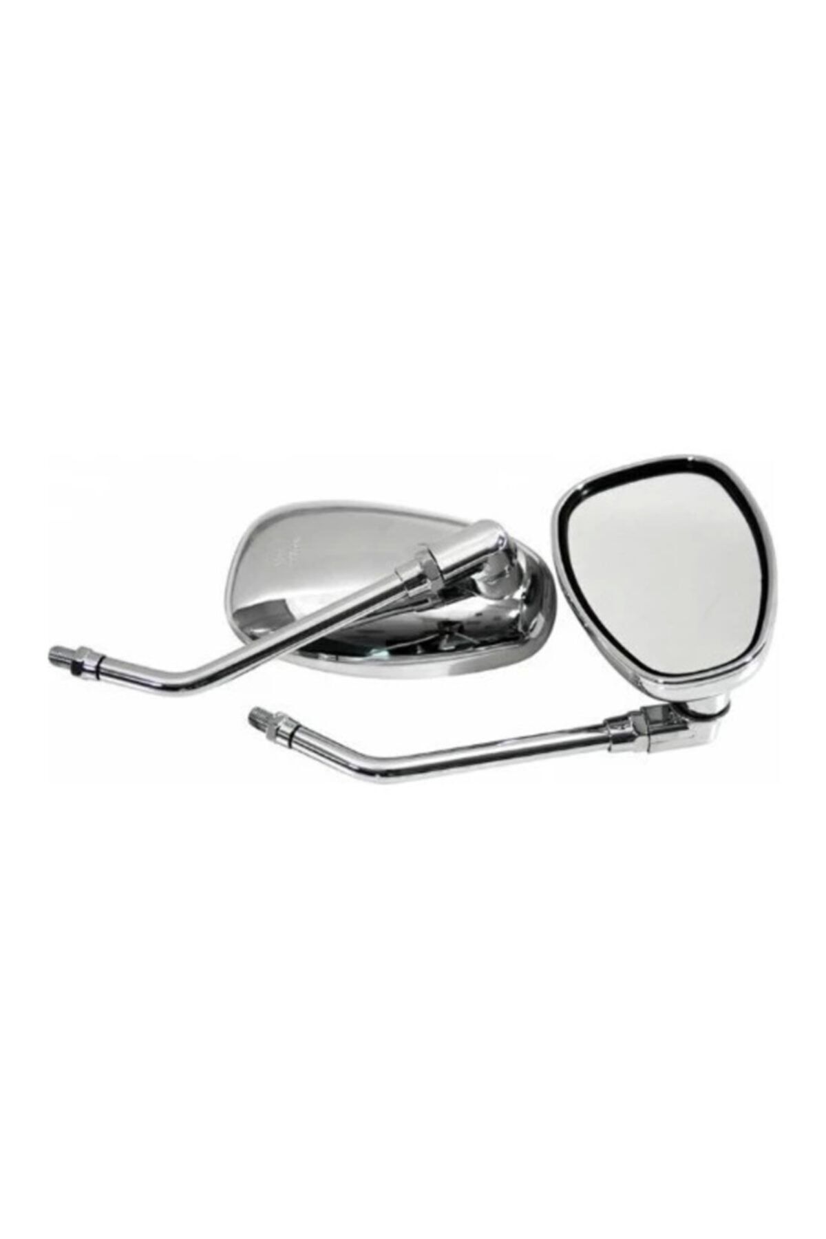 Motoayna Motosiklet Ayna Oval 10 mm Chopper Kuba Mondial Seyhan Asya Arora Çita Scooter/krom/metalik/cub