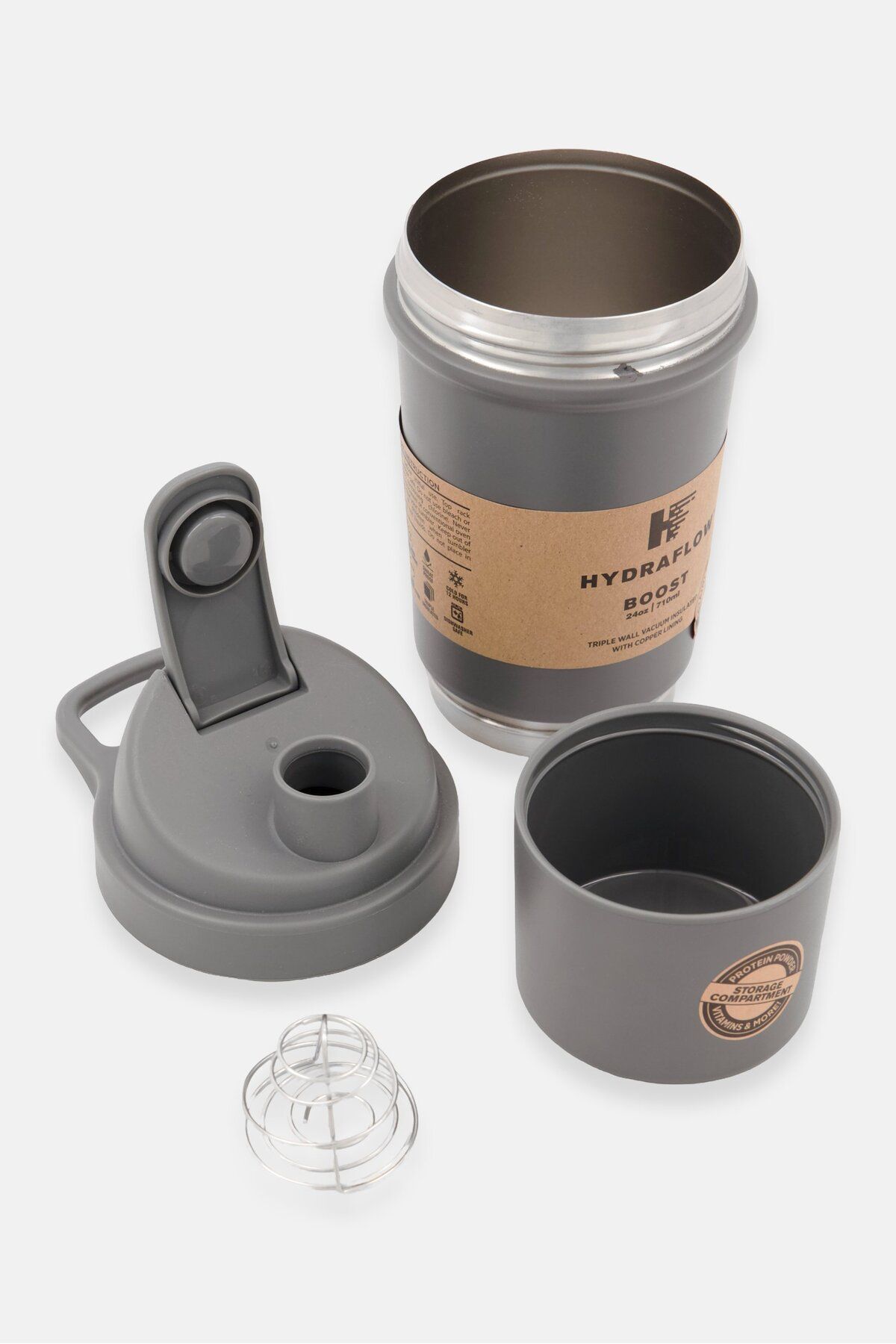 Hydraflow-Boost Tumbler 710ml, Grey 2
