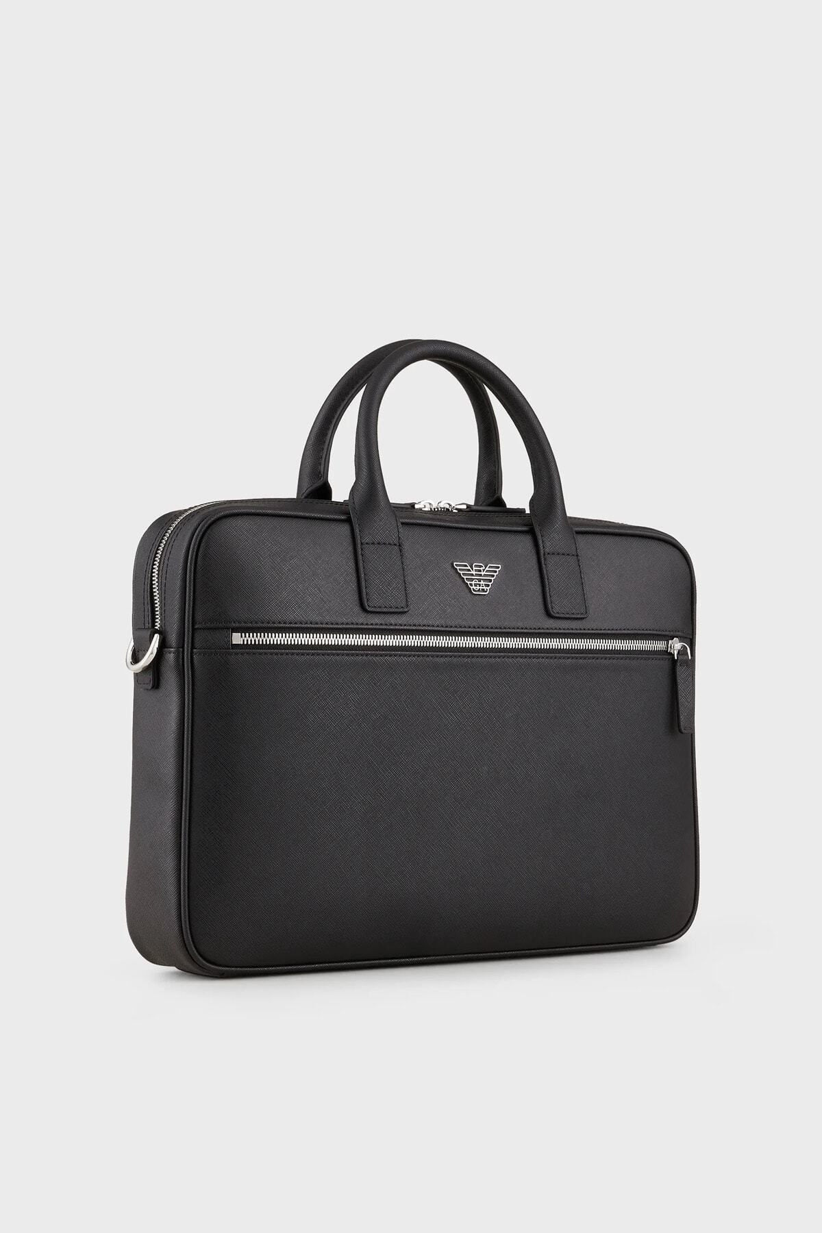 کیف لپ تاپ و اسناد مردانه بند پسوند قابل جابجایی با زیپ کیسه Y4P119 Y138E 81072 Emporio Armani