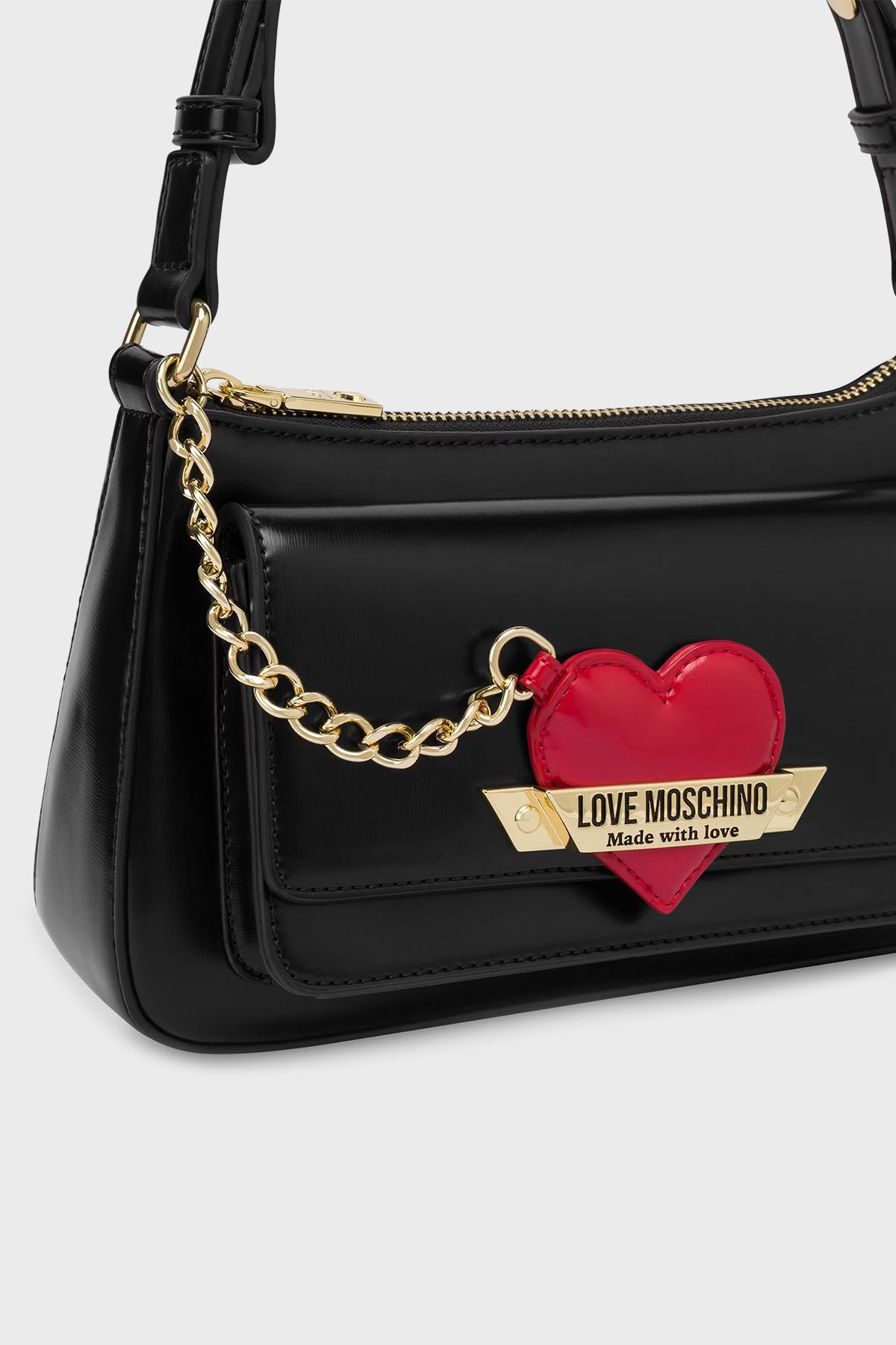 Love Moschino-حقيبة بحزام قابل للتعديل - JC4140PP1LLM1000 4
