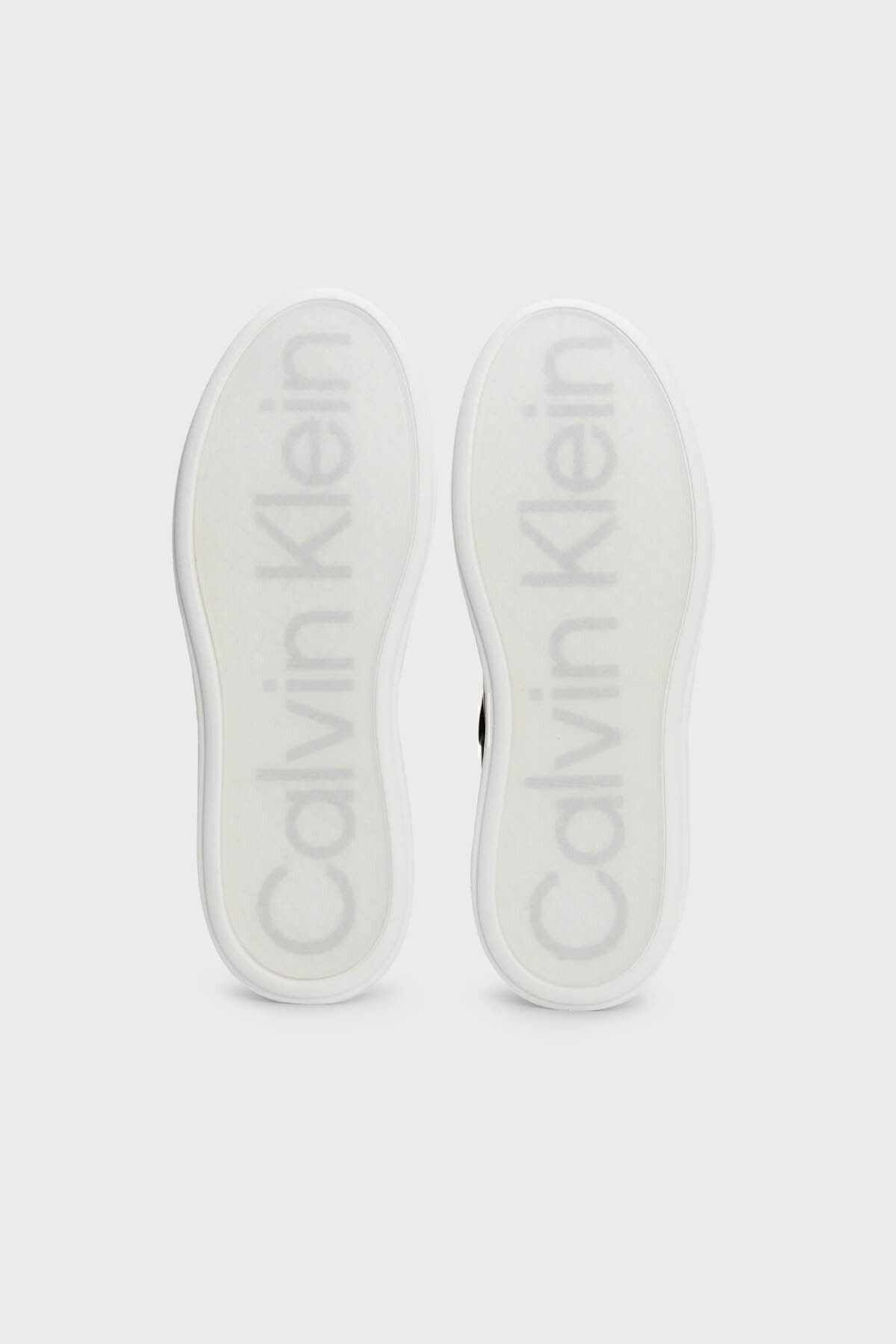 اسنیکر سفید مردانه کفش ورزشی چرمی HM0HM010160GP HM0HM01016 0GP Calvin Klein
