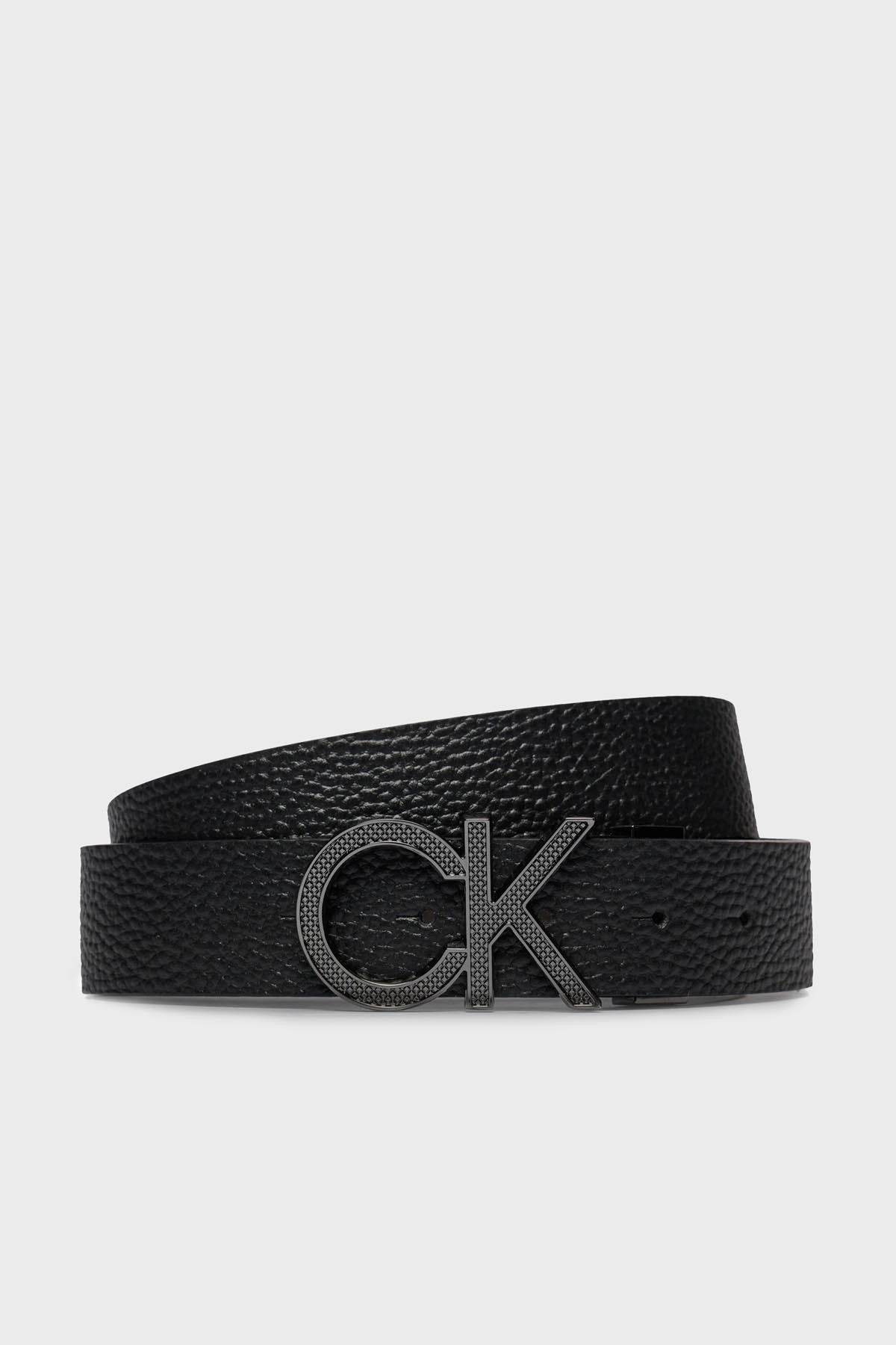 Calvin Klein Double Sided Leather Belt with Logo K50K511337BEH Men s Belt K50K511337 BEH Trendyol