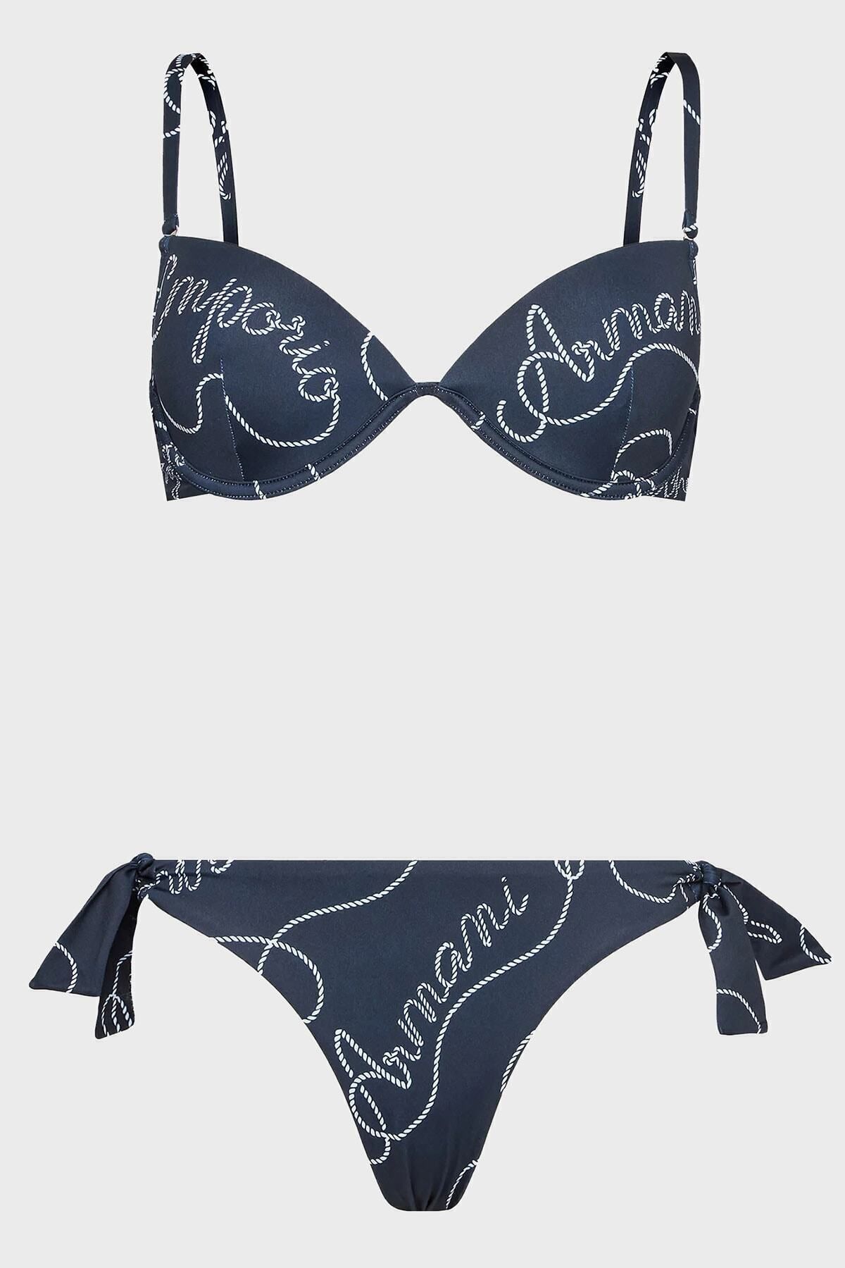 ★EMPORIO ARMANI★ Women Embo Wave Lip Bikini Set Blue 08251 19765721_45313497_600.jpg