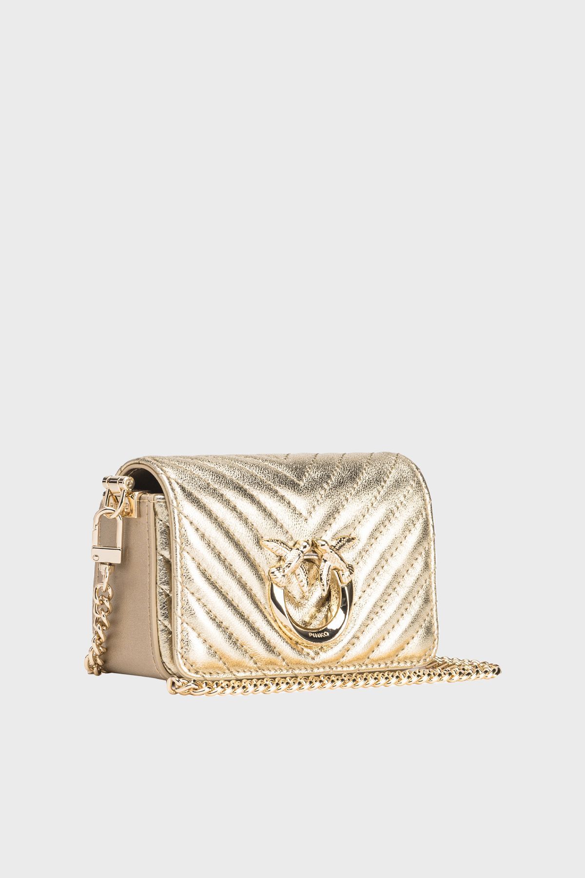 PİNKO-Pinko Ledertasche mit Kettenriemen – A1JE ZZLB 4
