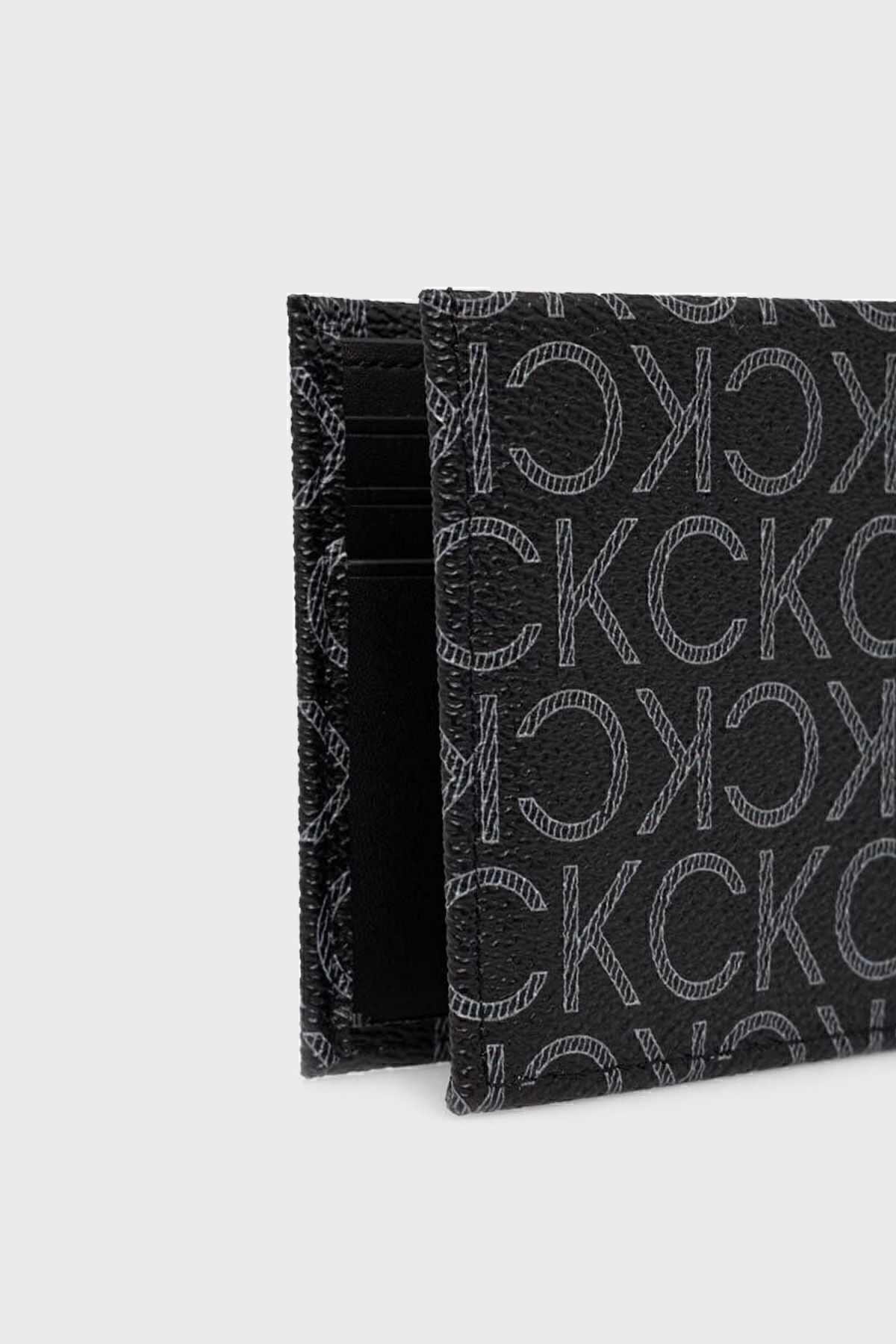 کیف پول مشکی مردانه آرم K50K5116740GJ K50K511674 0GJ Calvin Klein