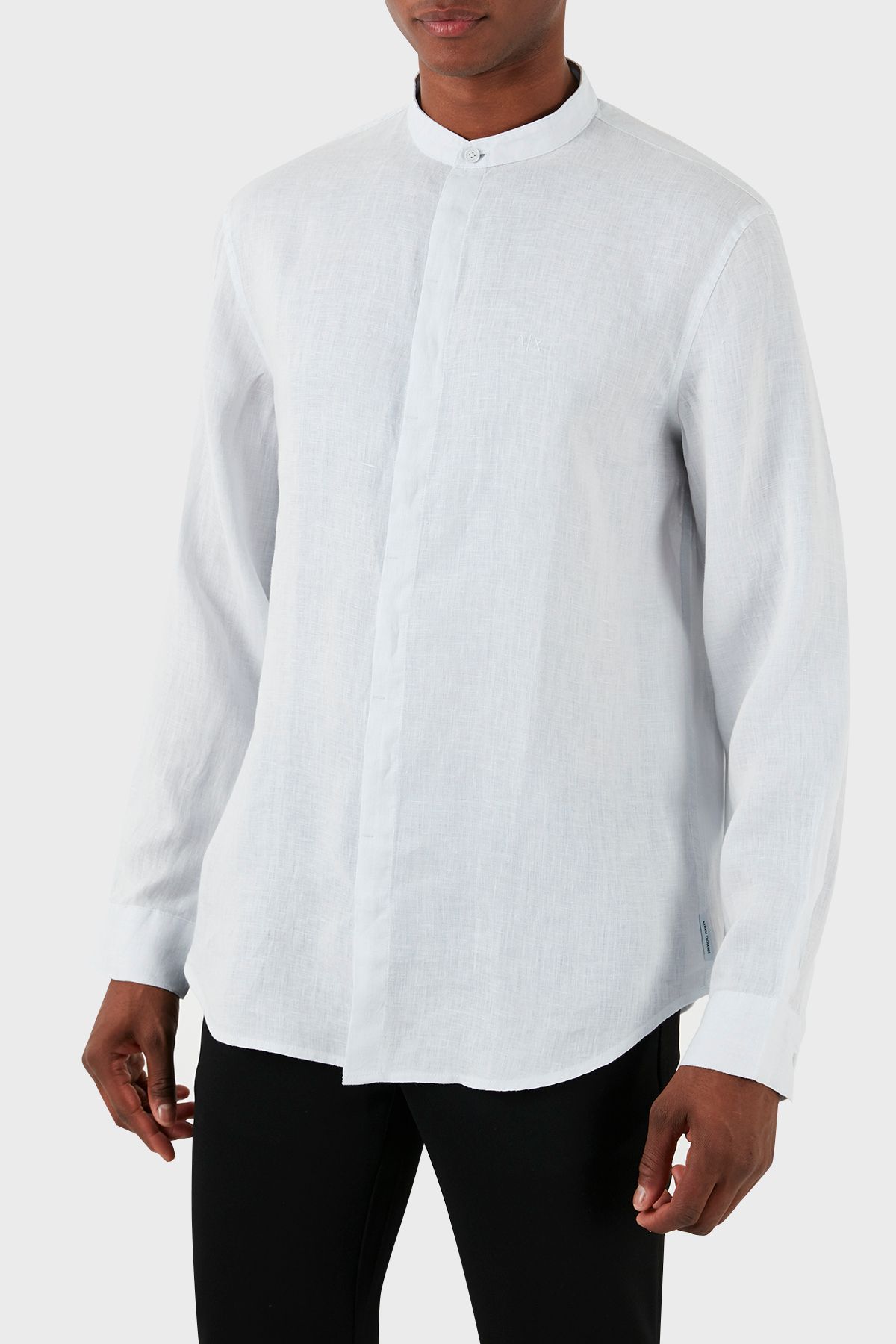 پیراهن مردانه یقه 100% کتانی 8NZC66 ZNCFZ 15CZ Armani Exchange