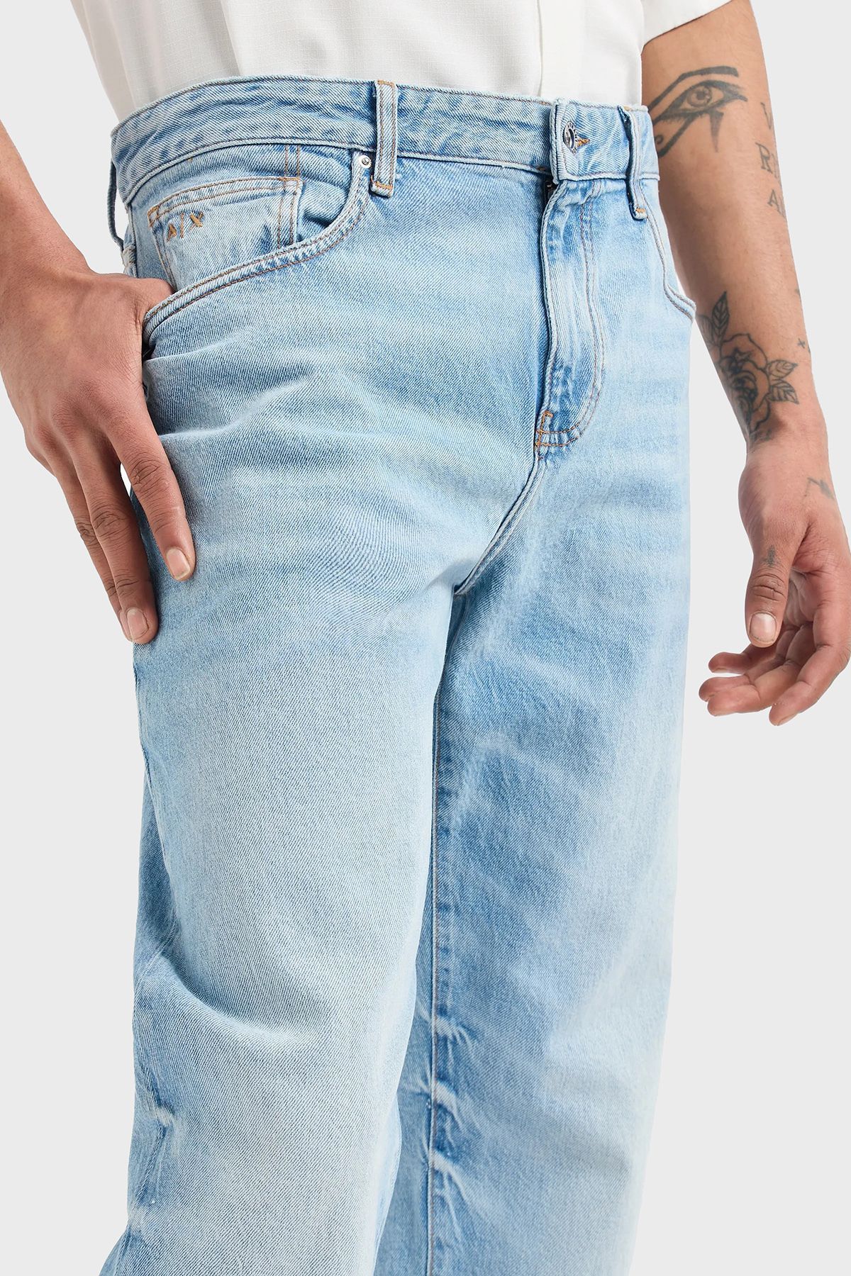 شلوار جین آبی مردانه J13 Stretch Cotton Slim Fit 3DZJ13 Z1YFZ 1500 Armani Exchange