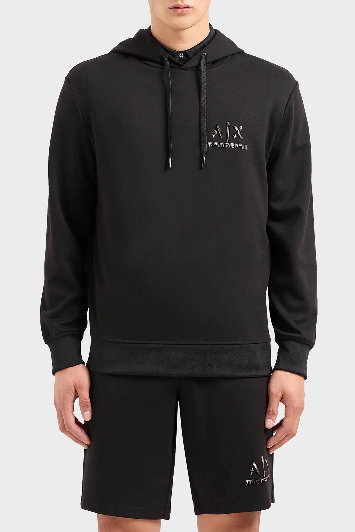 Sweat مردانه کلاهدار معمولی SWEAT 3DZMSB Z9N1Z 1200 Armani Exchange
