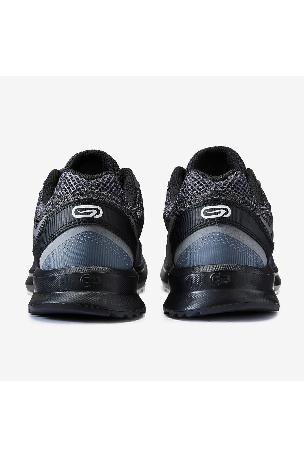 کفش دو و تمرین مشکی مردانه كفش كتانى دويدن مدل run active grip Decathlon