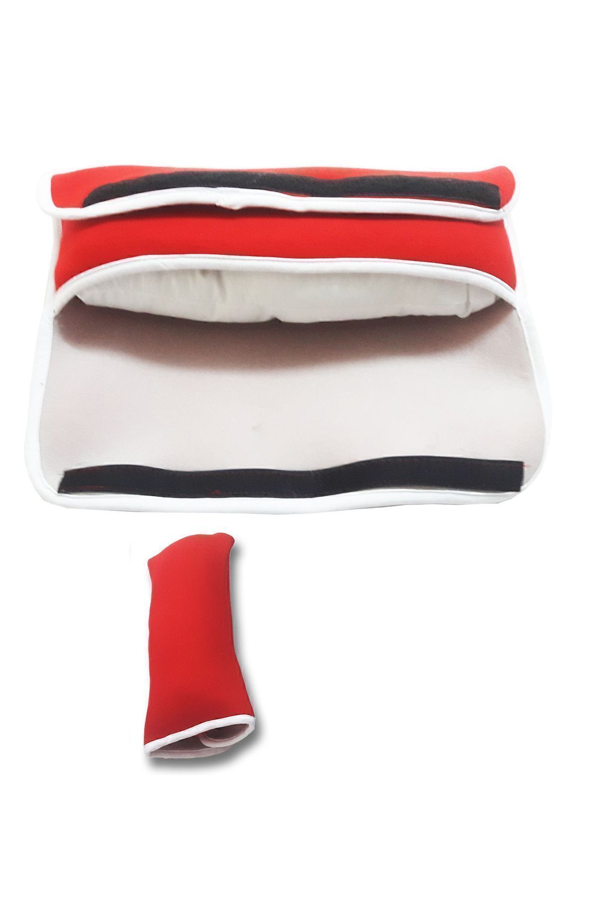 Bundeba-Seat Belt Sleeping Pad Vehicle Auto Pillow Auto Safety Belt Pillow Child Vehicle Pillow Red 4