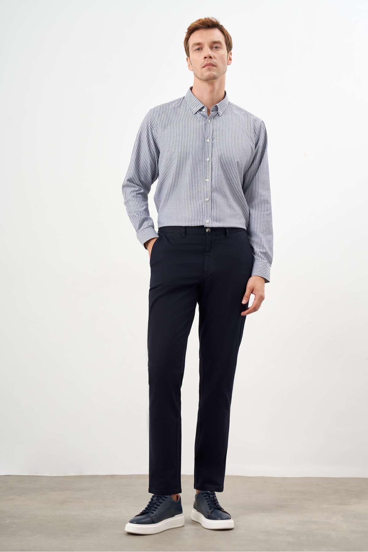 شلوار آبی مردانه NAVY MENS اورجینال Morven