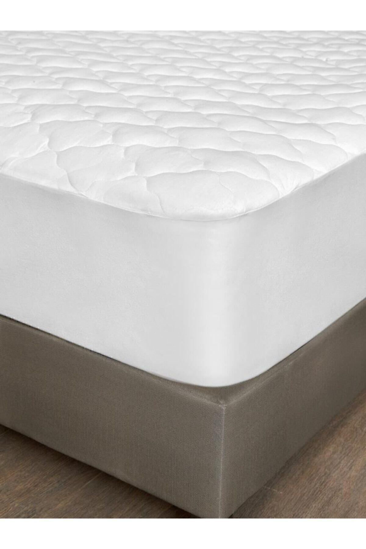 محافظ تشک سفید Kapitone متناسب با مایع Trust Alez 180x200 سانتی متر 7 اندازه مختلف Karna Home