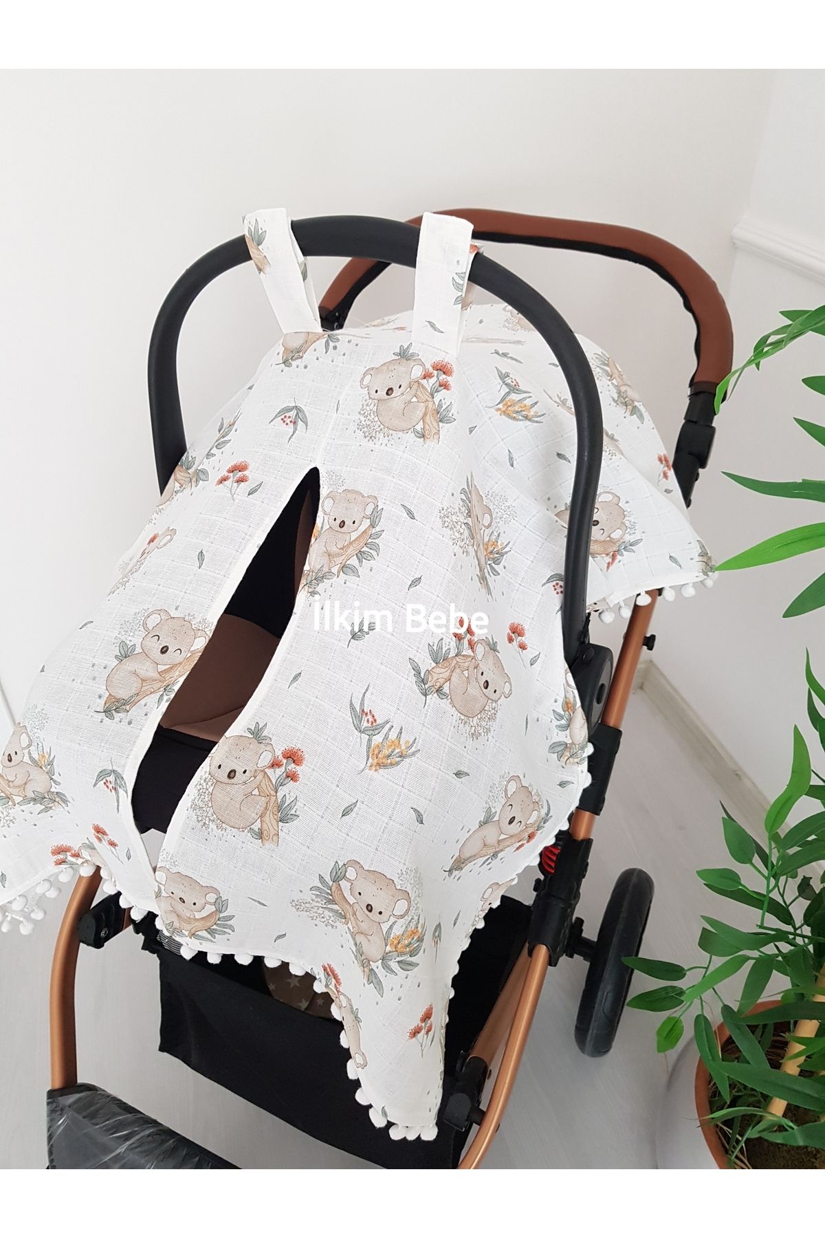 Koala Ponponlu Puset Örtüsü 4