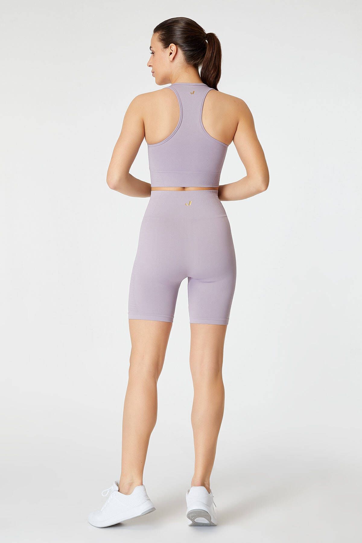 Jerf-Gela Sculpting Sport Biker Strumpfhosen Pastell Lila 2