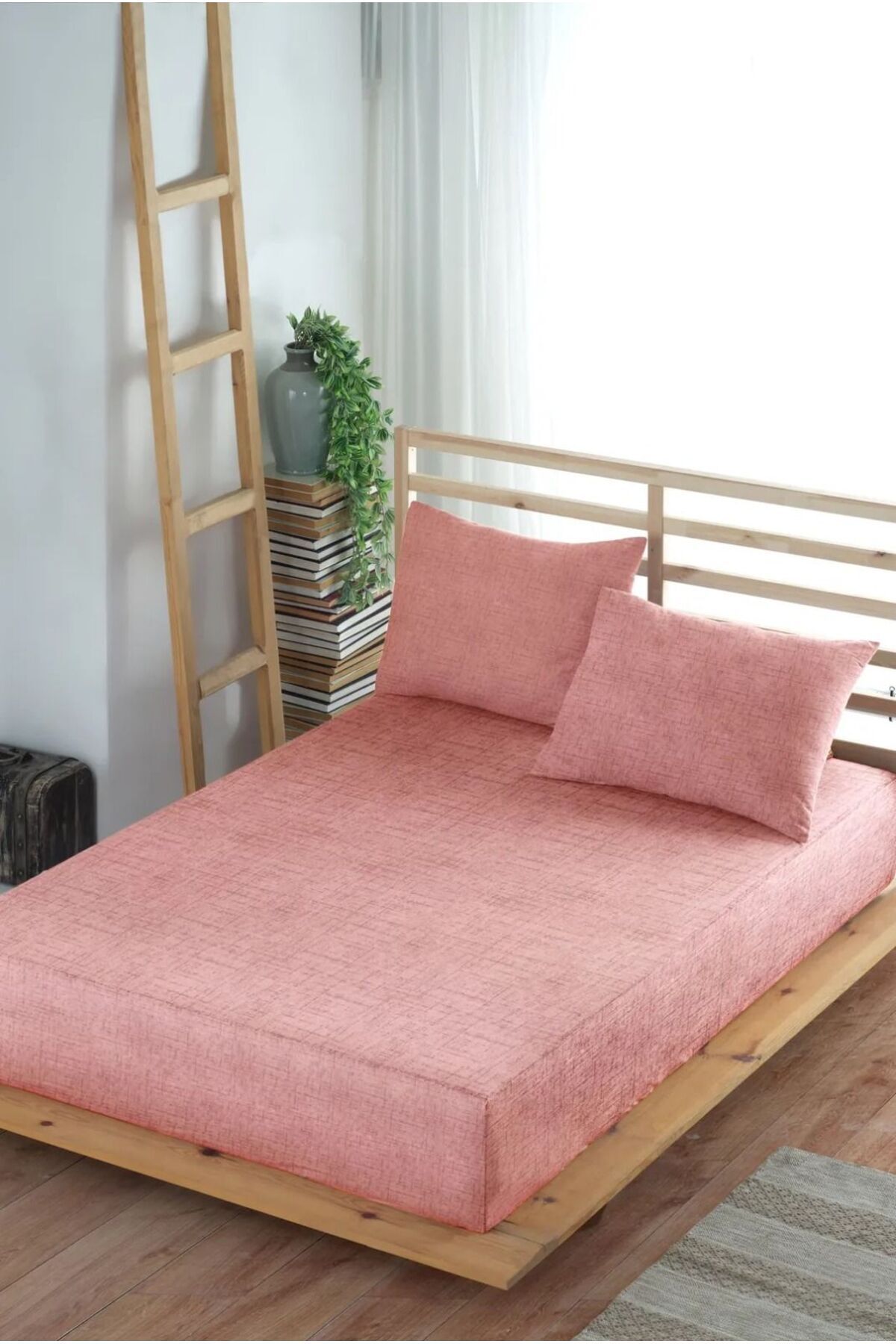 Formeya-Adelya Powder Elastic Sheet Set Single and Double - (WITH PILLOW CASE) 2
