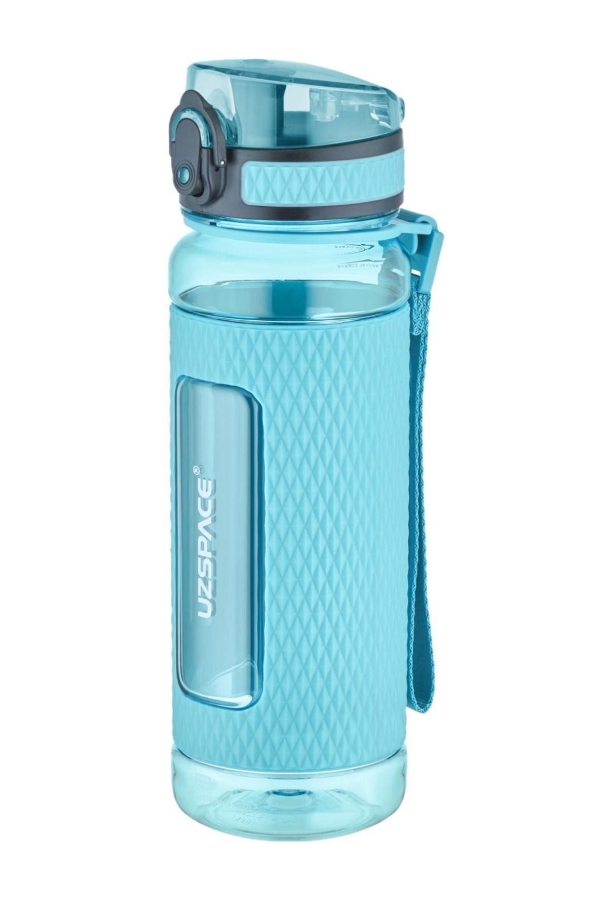 قمقمه ورزشی آبی FF 520ml آب تریتان جریان بدن محافظت شده سیلیکون Uzspace