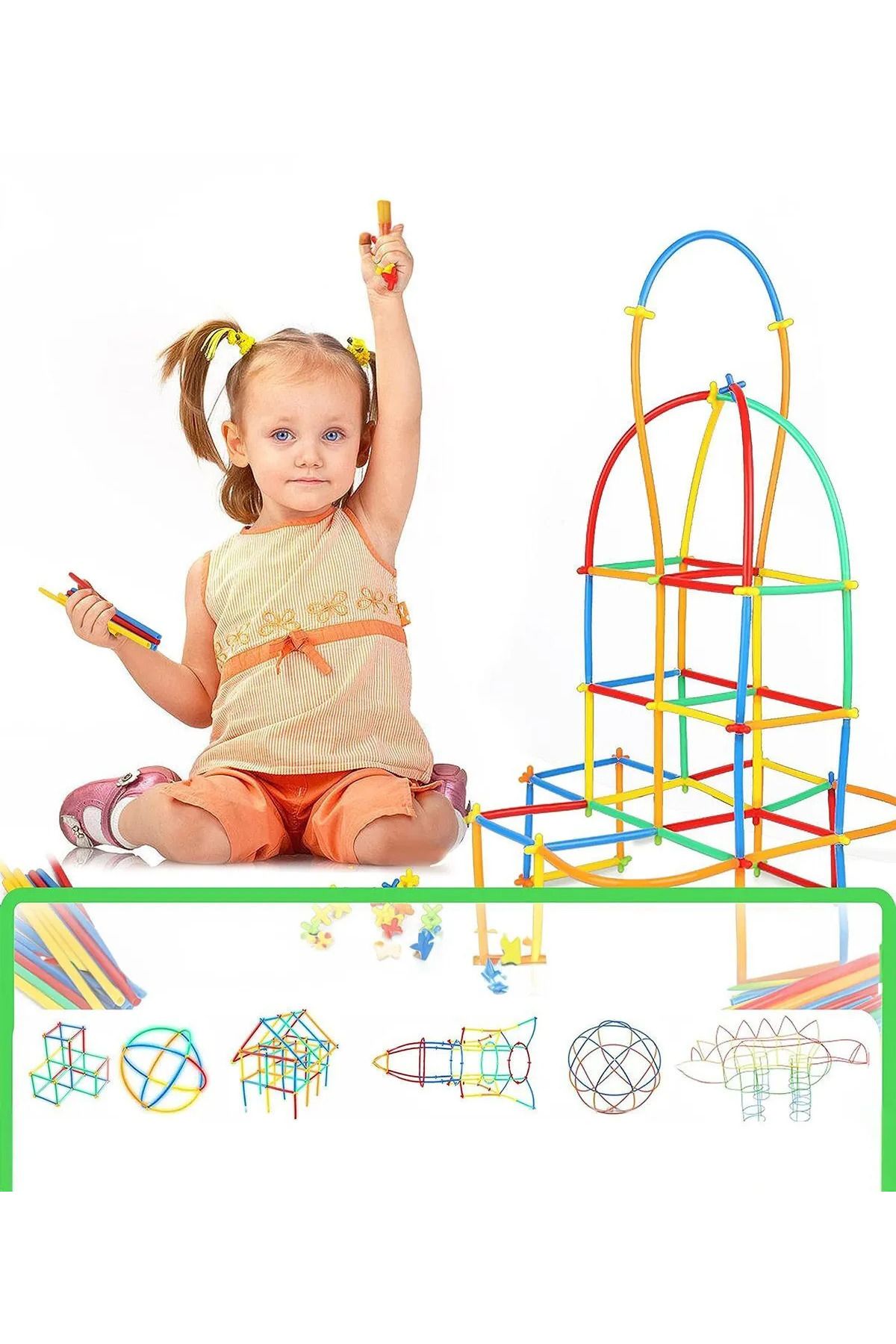 ۳۰۰ عدد چوب پیپت بامبو – مهارتهای کودکان در بازیهای تقویت حافظه، روابط و توجه