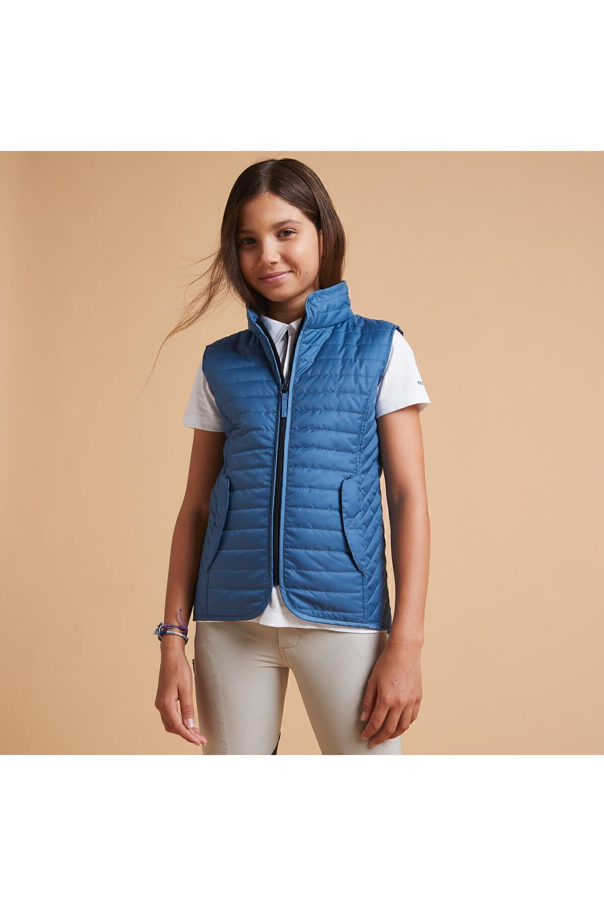 Decathlon Fouganza Çocuk Şişme Binici Yeleği - Turkuaz - 100
