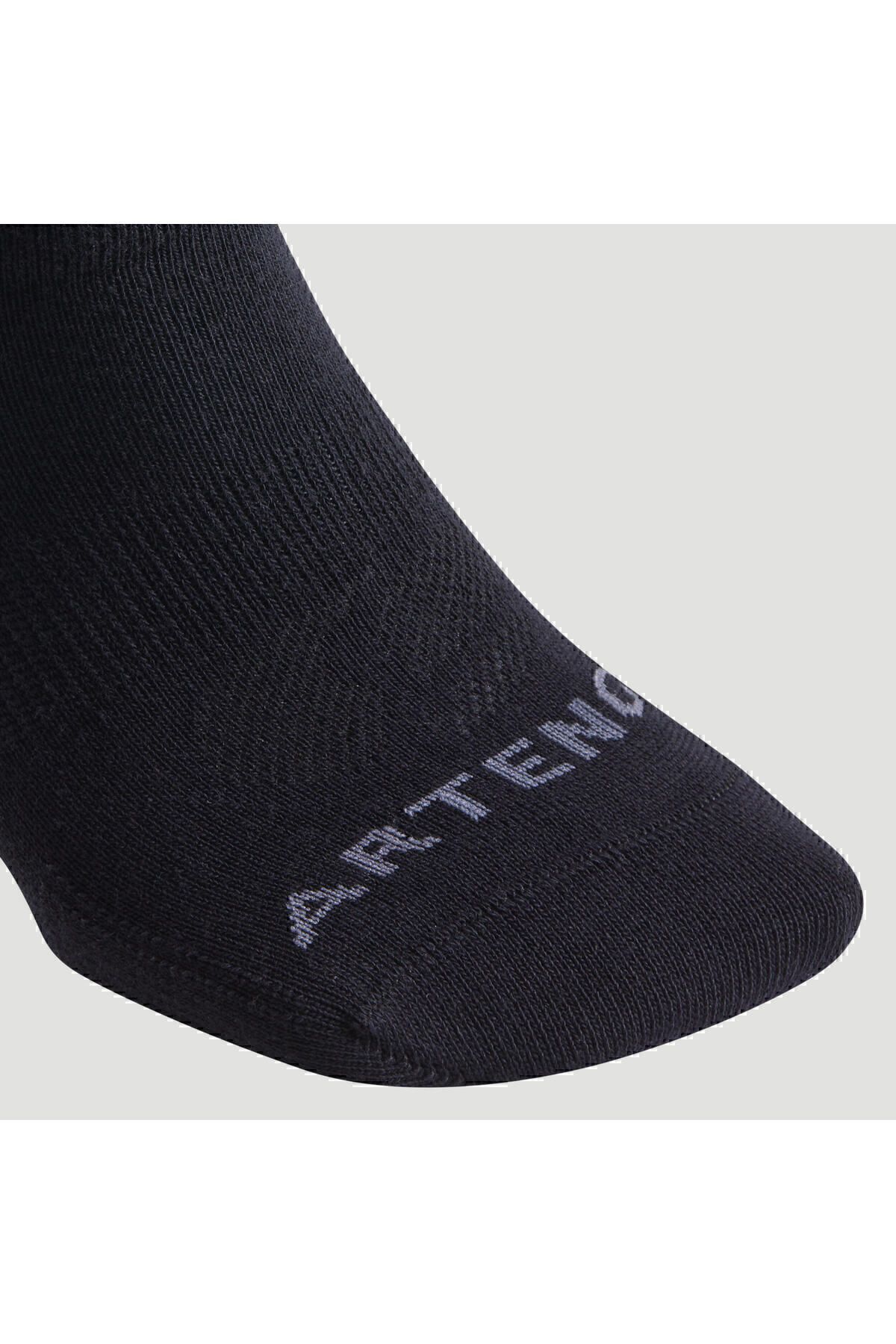 Artengo Tenis Çorabı - Kısa Konç - Unisex - 3 Çift - Siyah - Rs 160