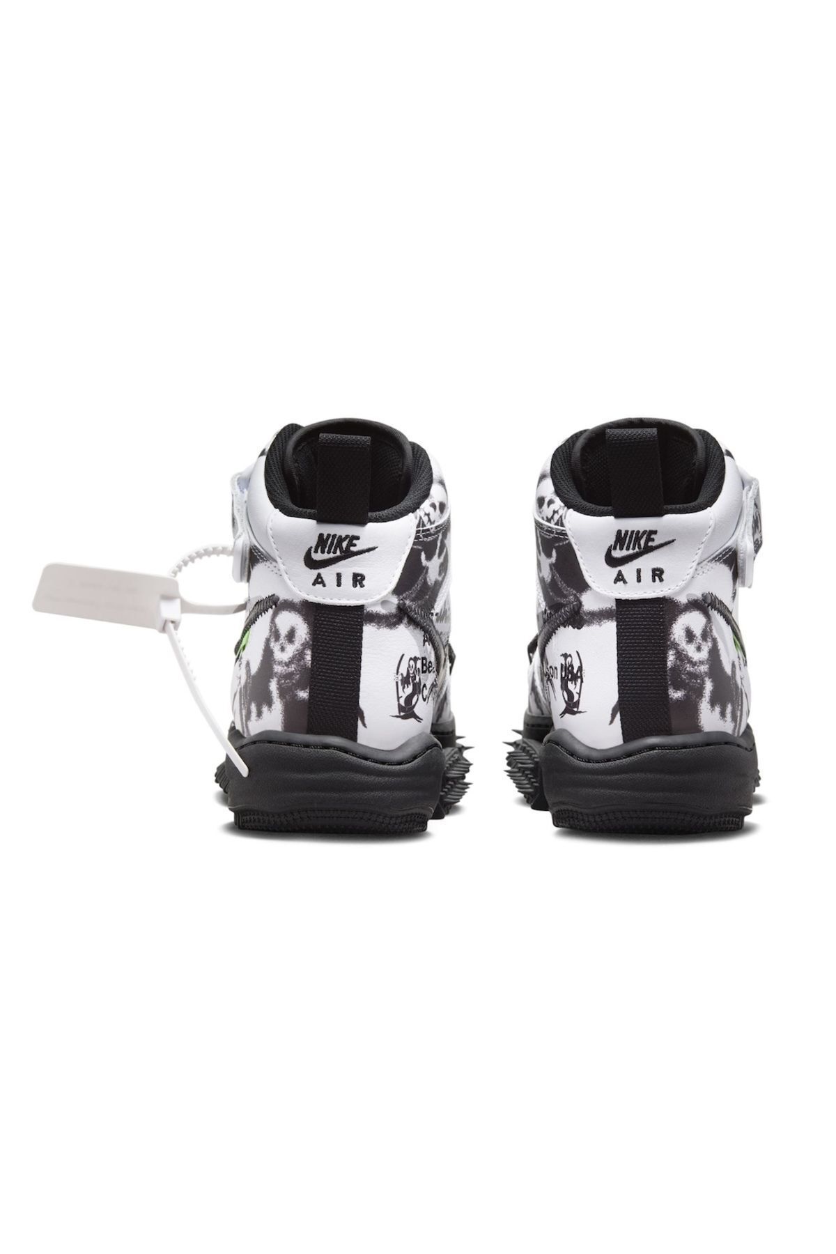 کفش کتونی مردانه Nike Off-White x Air Force 1 Mid SP Leather Grim  Nike