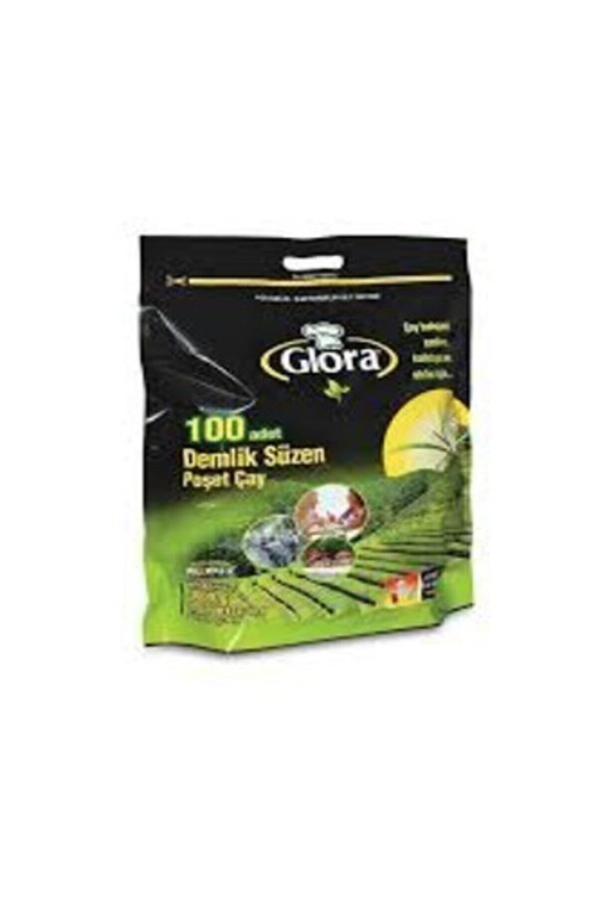 Glora Siyah Demlik Çay 30 gr 100 Lu - 100 Adet 3kg