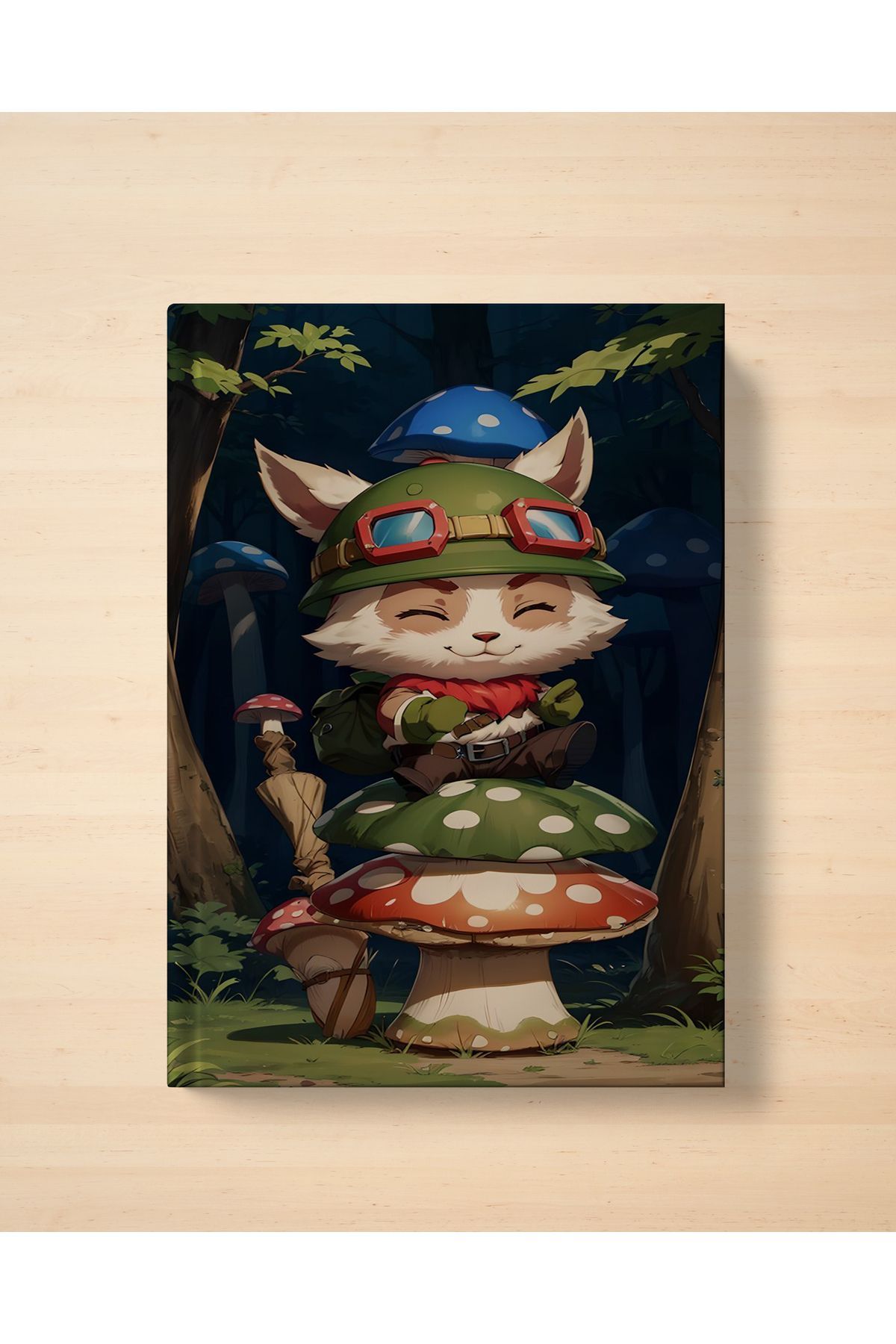 şamanınçarşısı-Lol Temoo Design A5 Unlined Daily Gift Daily Notebook (50 Sheets) 1