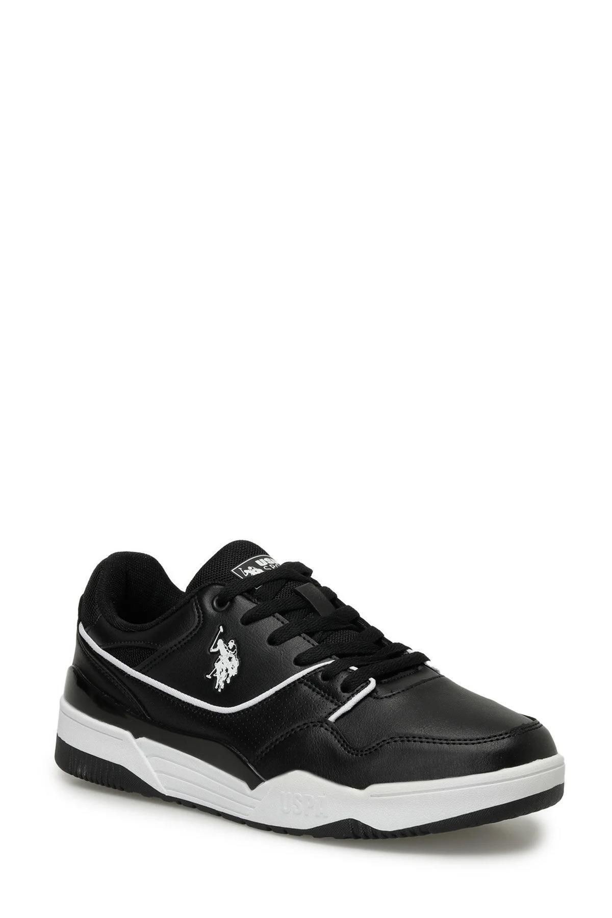 BASE. پولو اسن. کفش ورزشی مردانه مشکی MARTELL 4PR 101812371 U.S. Polo Assn.