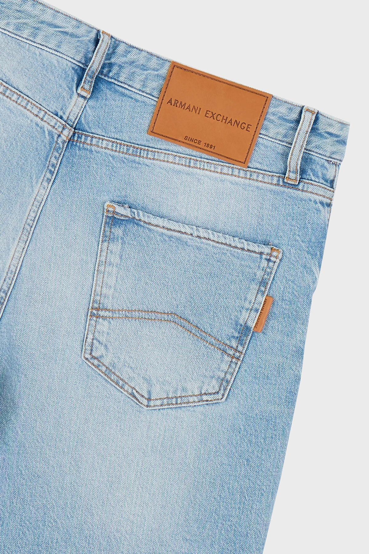 شلوار جین آبی مردانه J13 Stretch Cotton Slim Fit 3DZJ13 Z1YFZ 1500 Armani Exchange