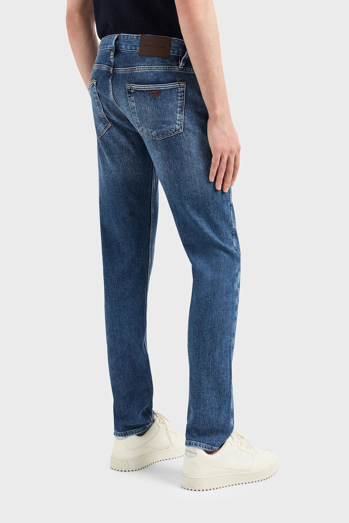 شلوار جین آبی مردانه J75 SLIM FIT کم کمر 0942 Emporio Armani