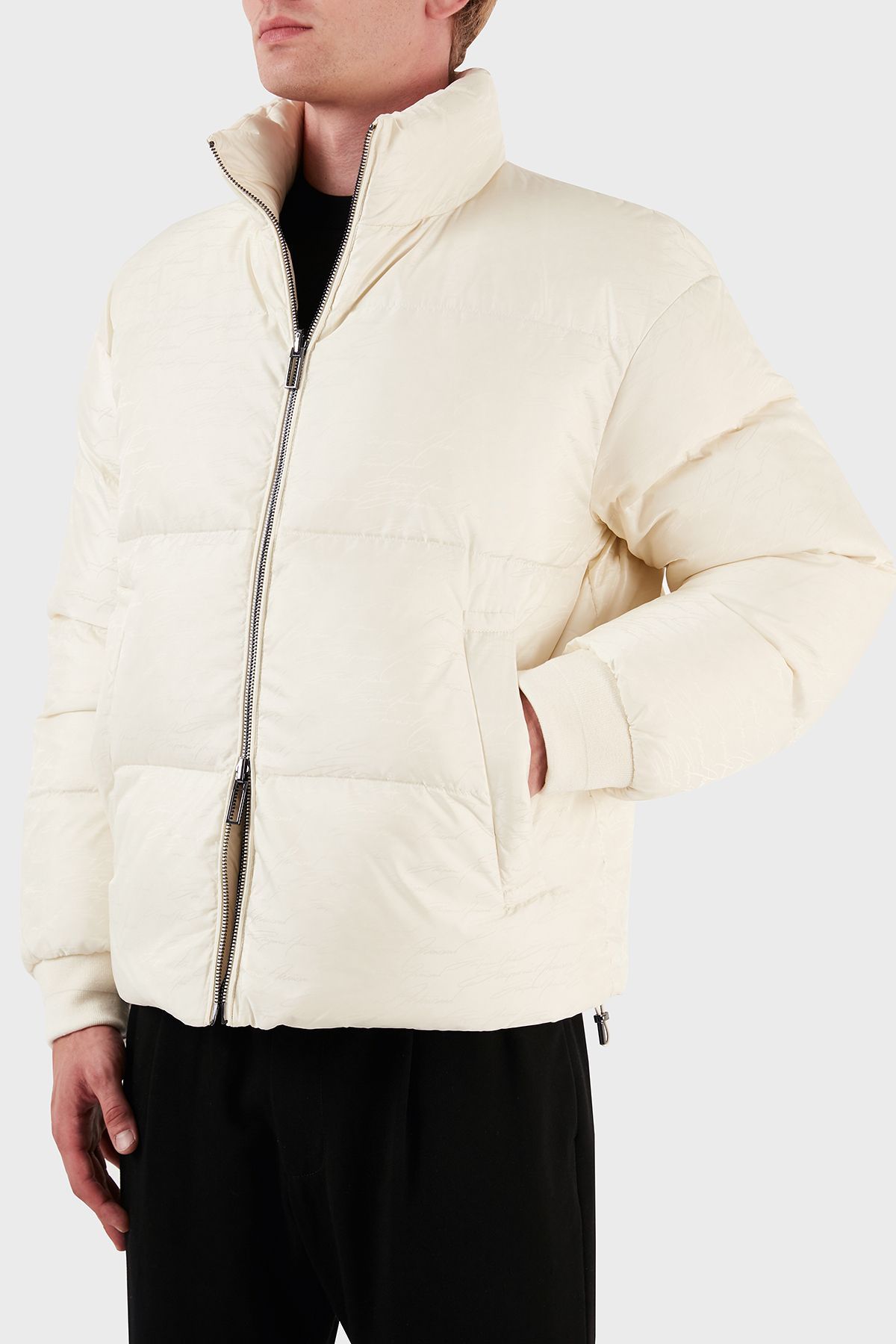 کت مردانه فیت منظم دو طرفه ضد آب و باد کت 6R1B65 1NVSZ F1F5 Emporio Armani