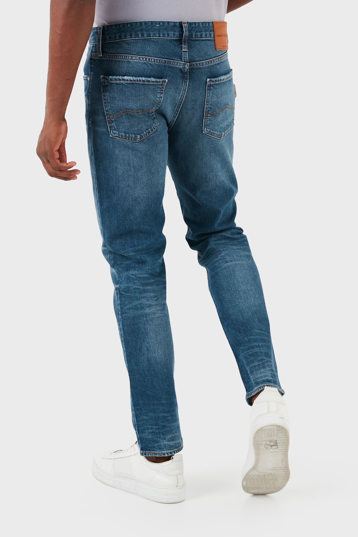 شلوار جین آبی مردانه J13 پنبه باریک 3DZJ13 Z1YGZ 1500 Armani Exchange