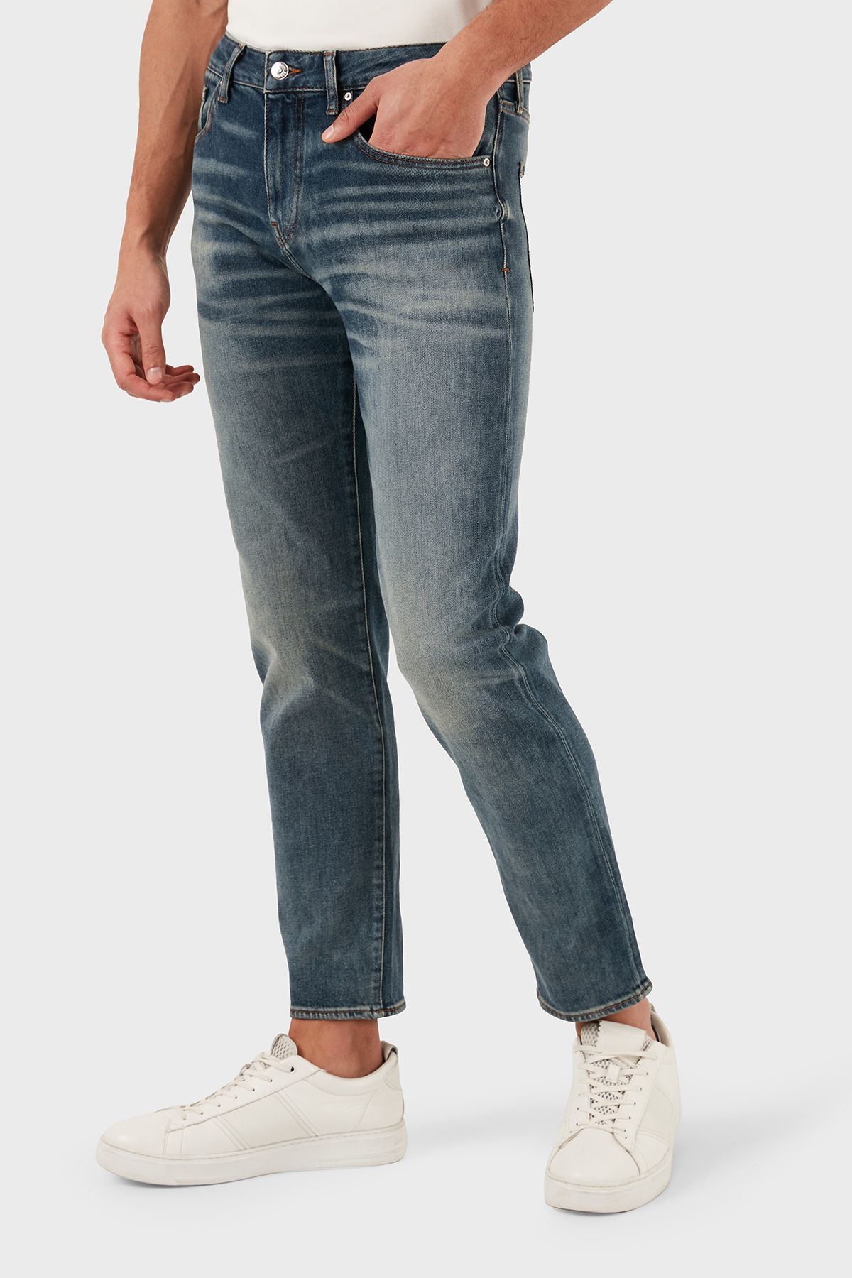 شلوار جین آبی مردانه J13 مناسب 3DZJ13 Z1Y6Z 1500 Armani Exchange
