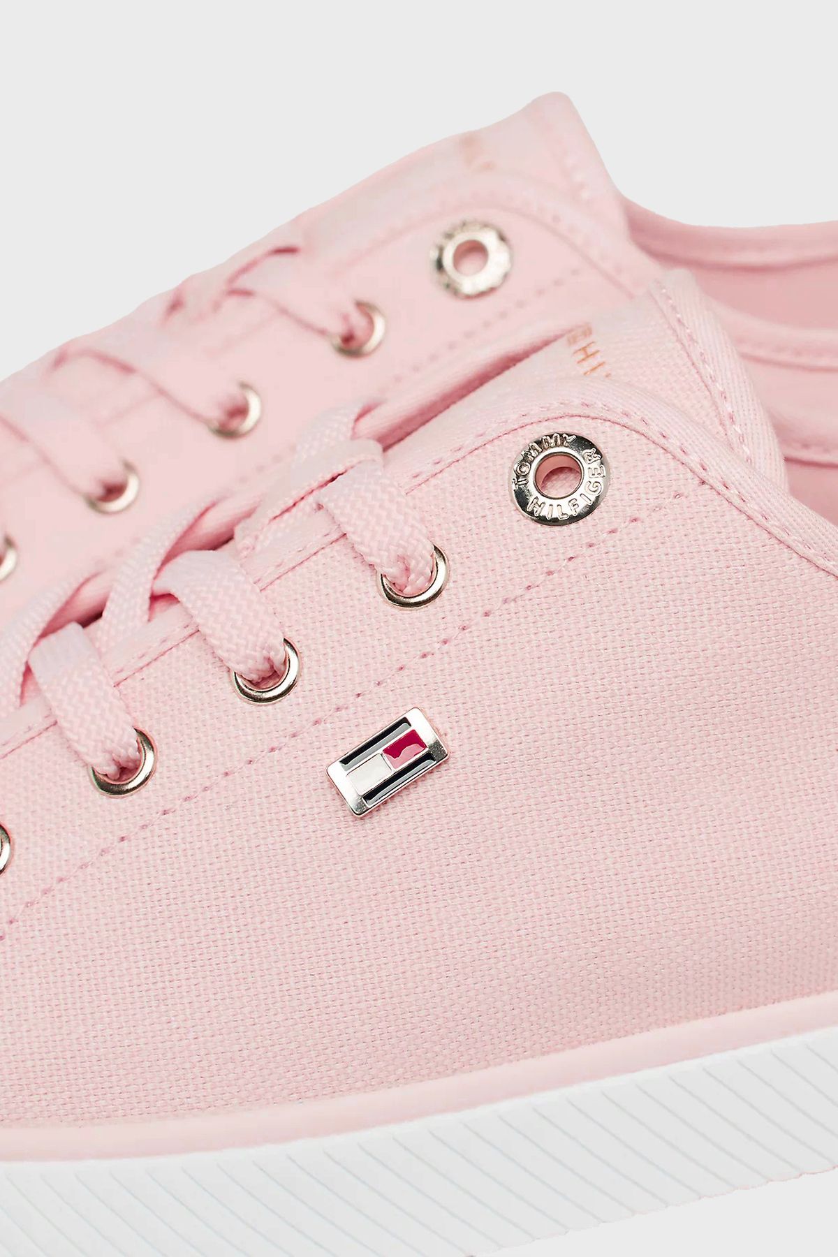 لوگو اسنیکر SHOES FW0FW08063 TJQ Tommy Hilfiger تامی هیلفیگر اورجینال - تصویر 6