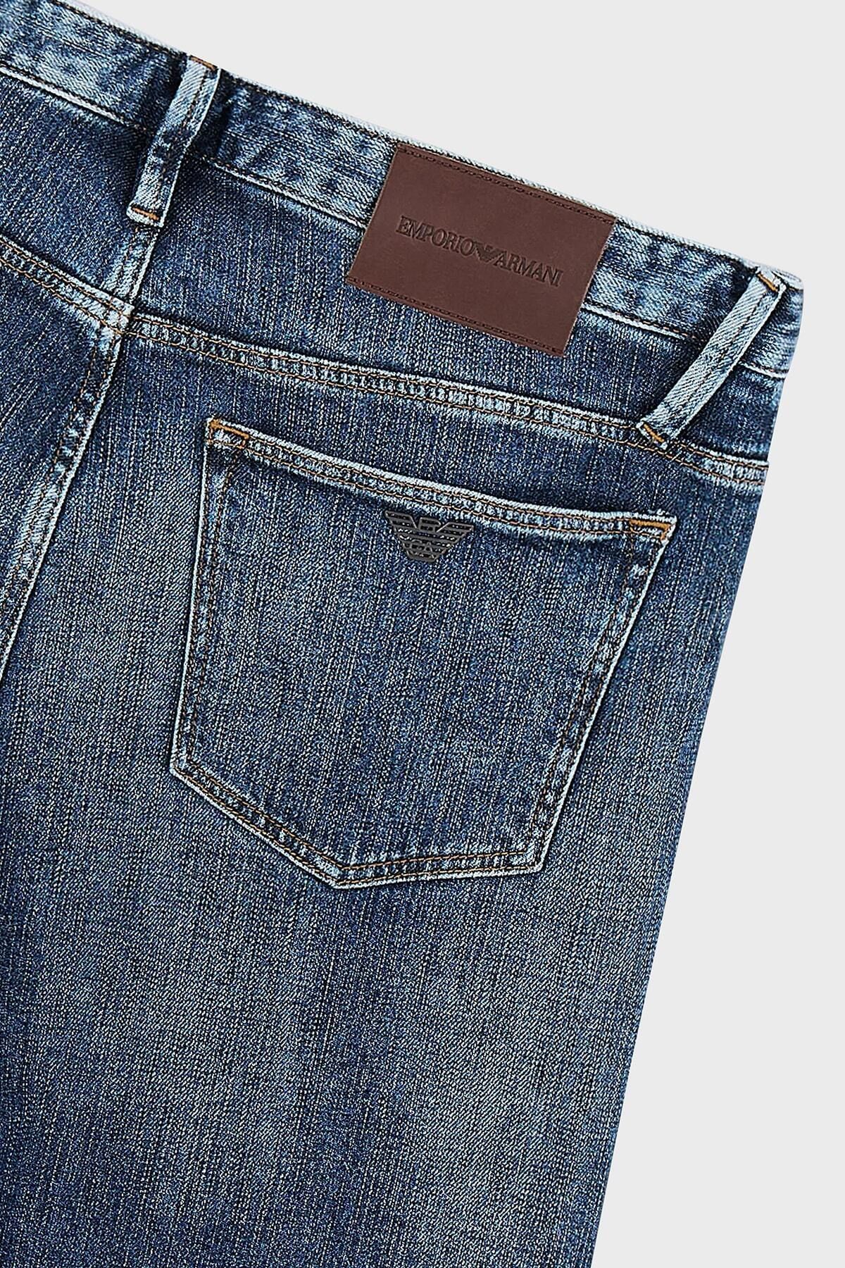 شلوار جین آبی مردانه J75 SLIM FIT کم کمر 0942 Emporio Armani