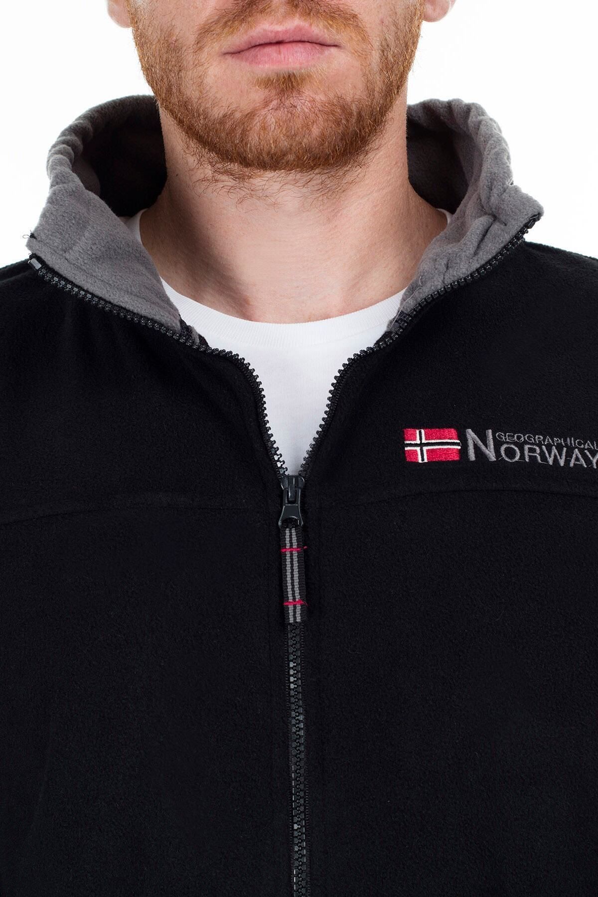 Norway Geographical-Hanorac negru pentru bărbați Tamazonie 7