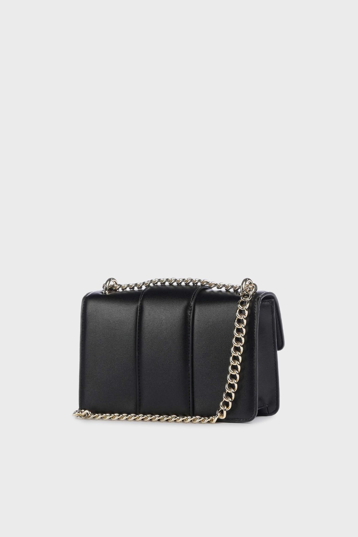 کیف شانه ای مشکی زنانه کیسه آرم زنجیره Armani Exchange