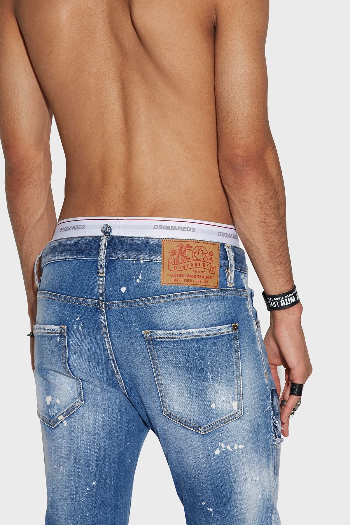 شلوار جین مردانه COOL GUY STRETCH COTTON پاره S74LB1252 S30342 4 DSquared2