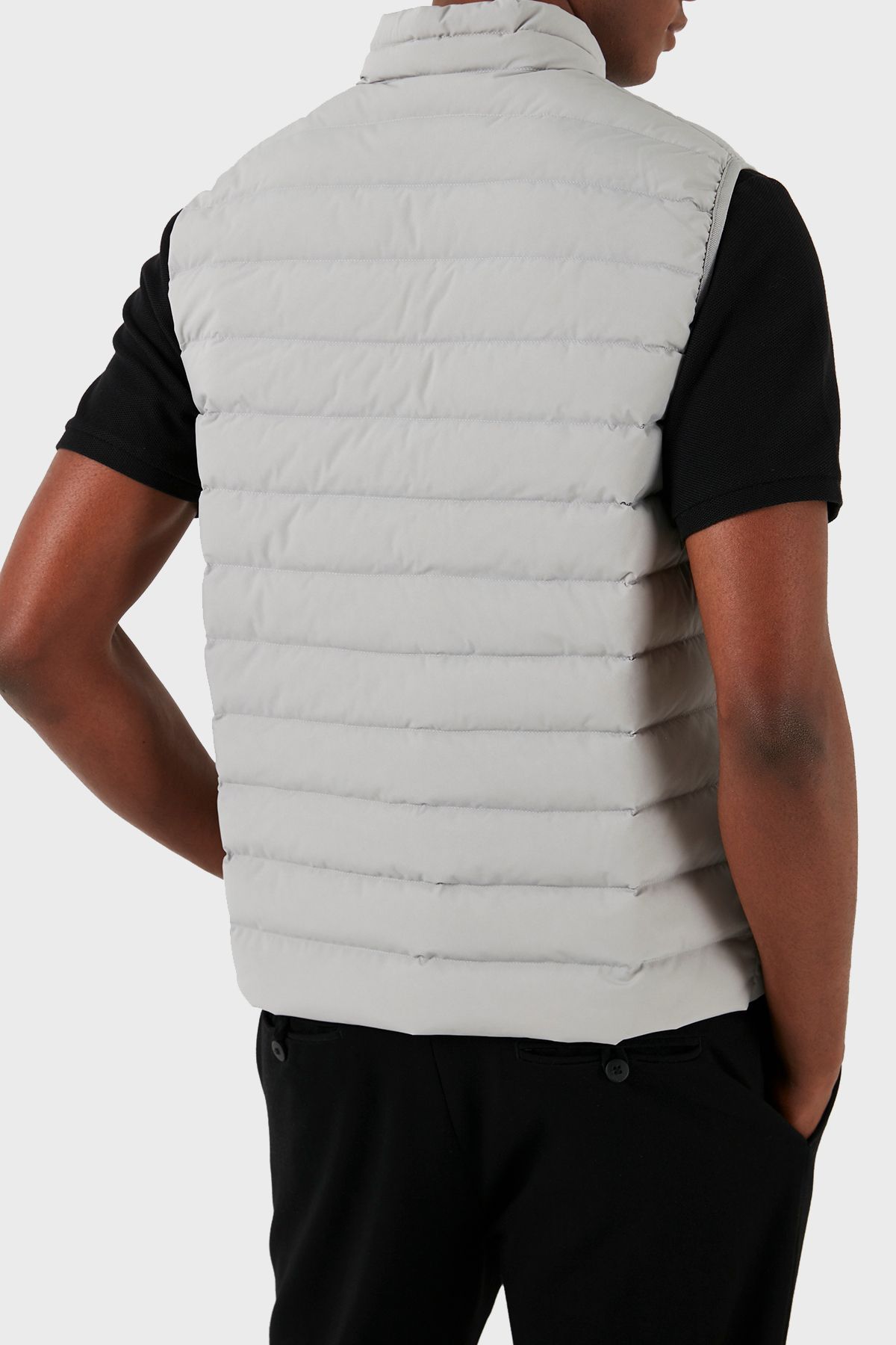جلیقه یقه دار پر اردک معمولی جلیقه مردانه VEST 8N1BQ1 1NLRZ 06G1 Emporio Armani
