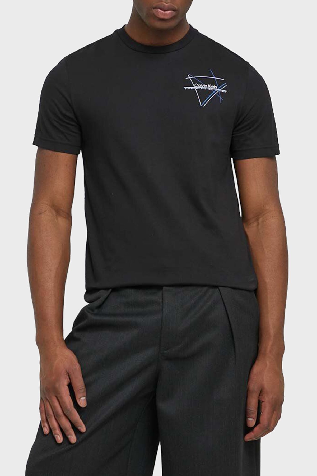 Pamuklu Regular Fit Bisiklet Yaka T Shirt K10K112482BEH Erkek T SHİRT K10K112482 BEH