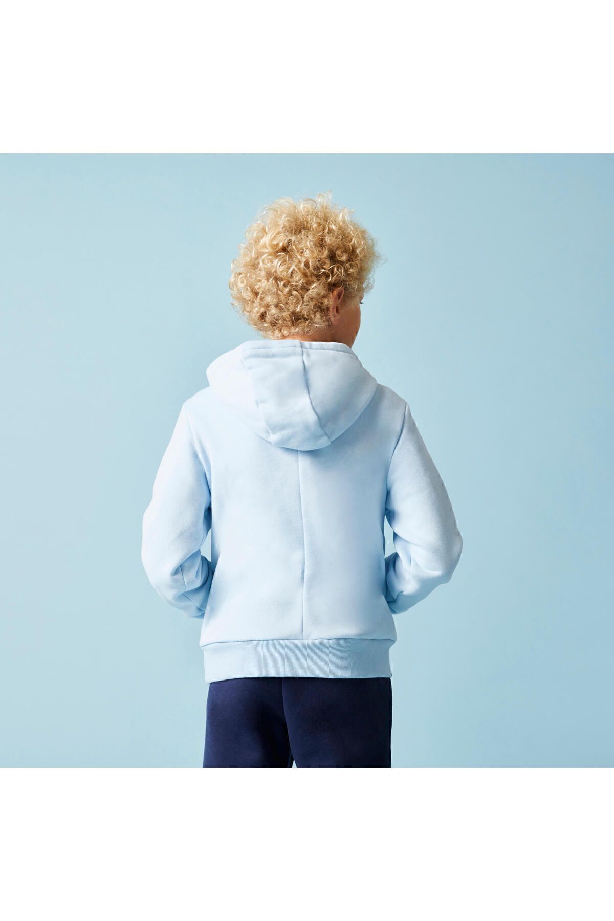 سویشرت پسرانه آبی Decathlon | 333456 اورجینال - تصویر 5