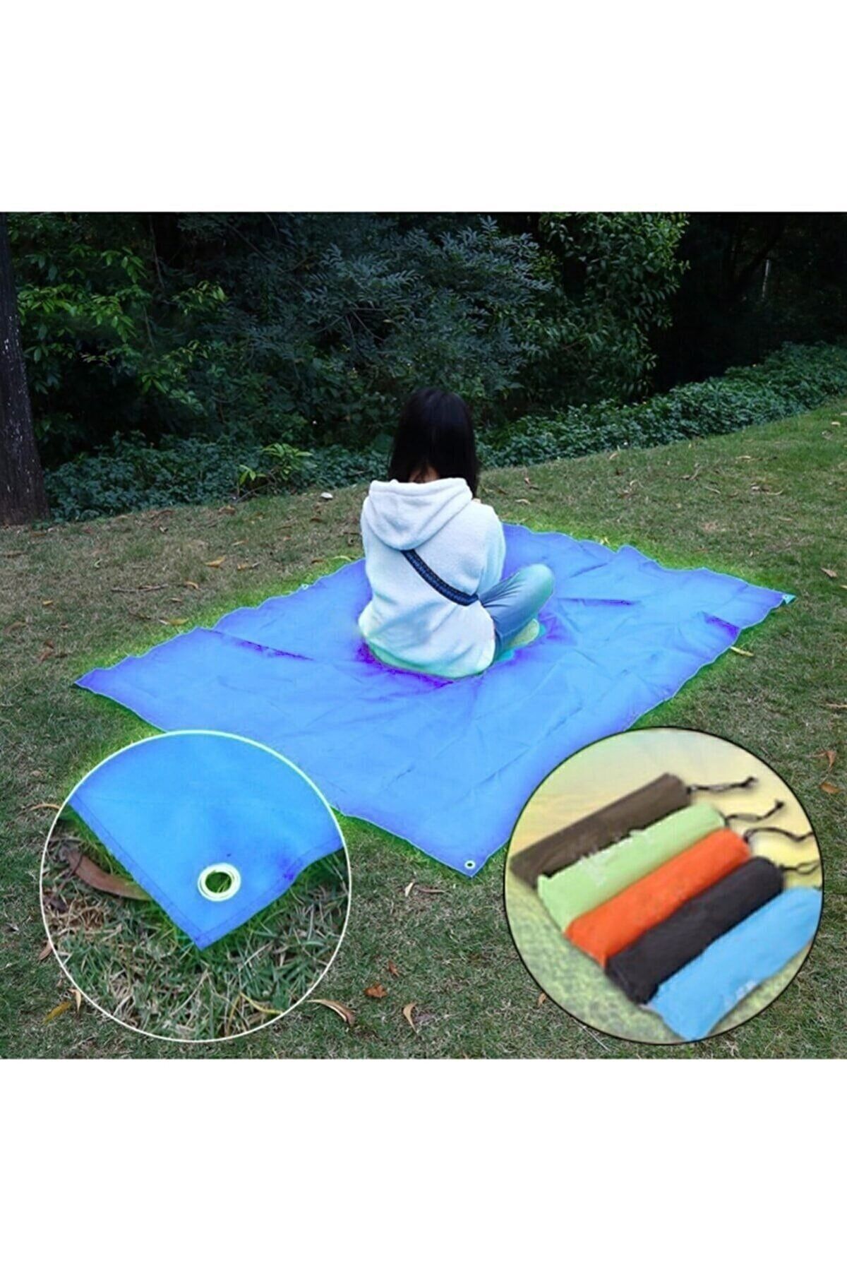 Bundera-Folding Camping Tent Canopy Sunshade Awning Tarpaulin Picnic Mat Camping Tent Beach Floor Mat 4