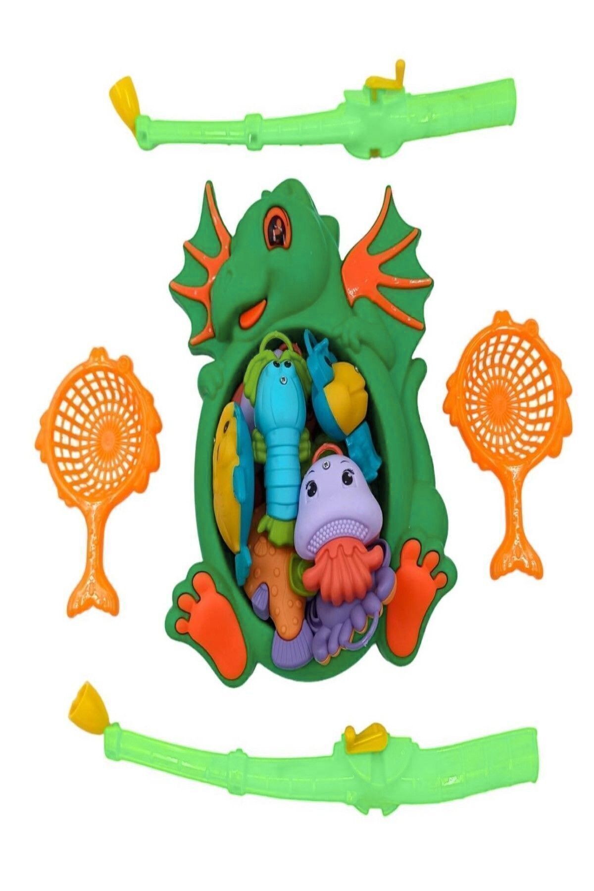 Bundera Balık Tutma Yakalama Oyunu 12 Parça Mıknatıslı Oltalı Deniz Canlıları Eğlenceli Eğitici Oyuncak fotoğrafı 4 (önizleme)