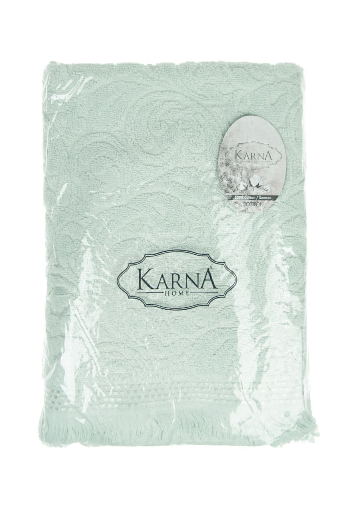 حوله آشپزخانه سفید ESRA JACQUARD با 50x90 سانتی متر Karna Home