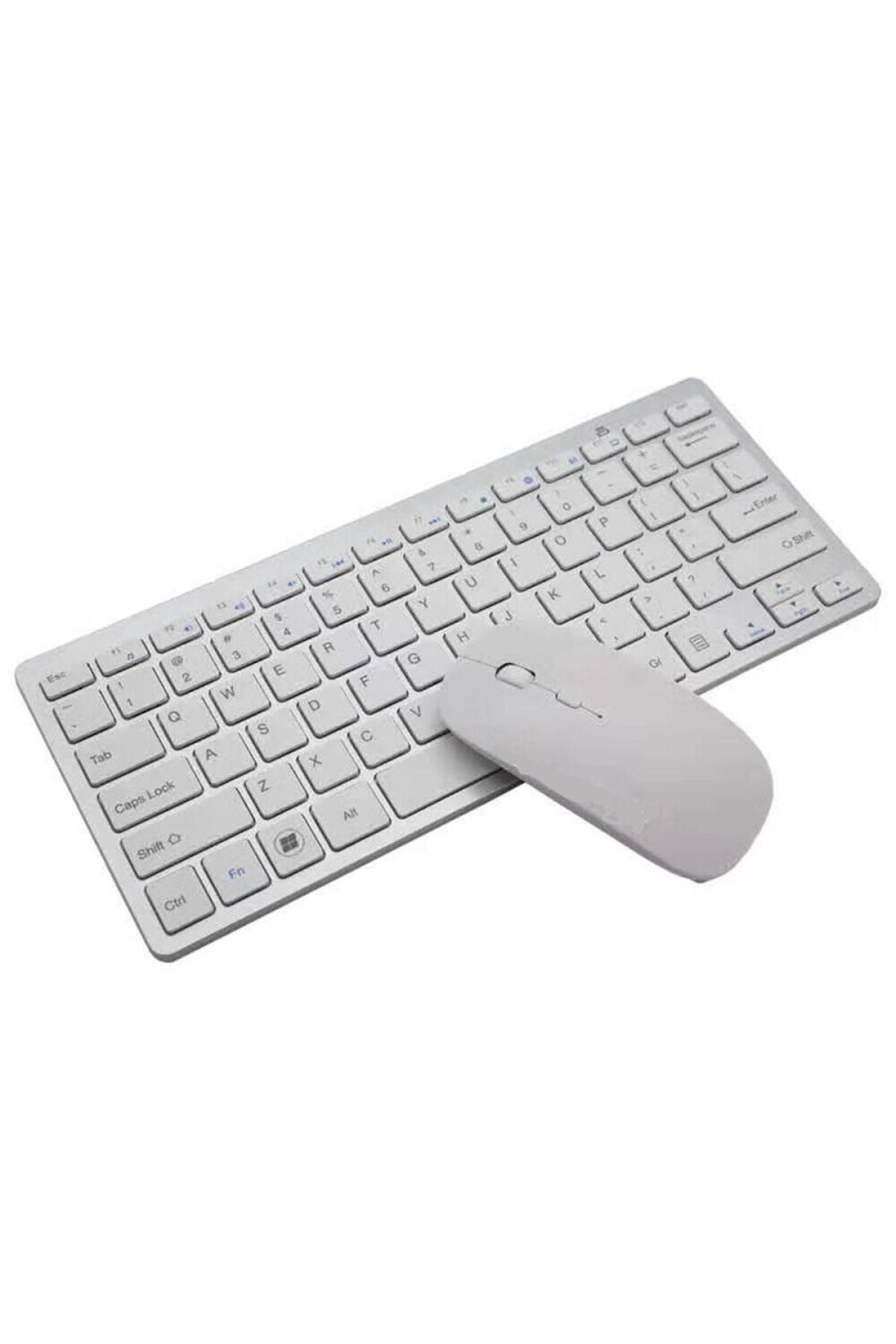 TahTicMer Km901 Kablosuz Wireless Mini Taşınabilir Klavye Mouse Seti Q Kalvye