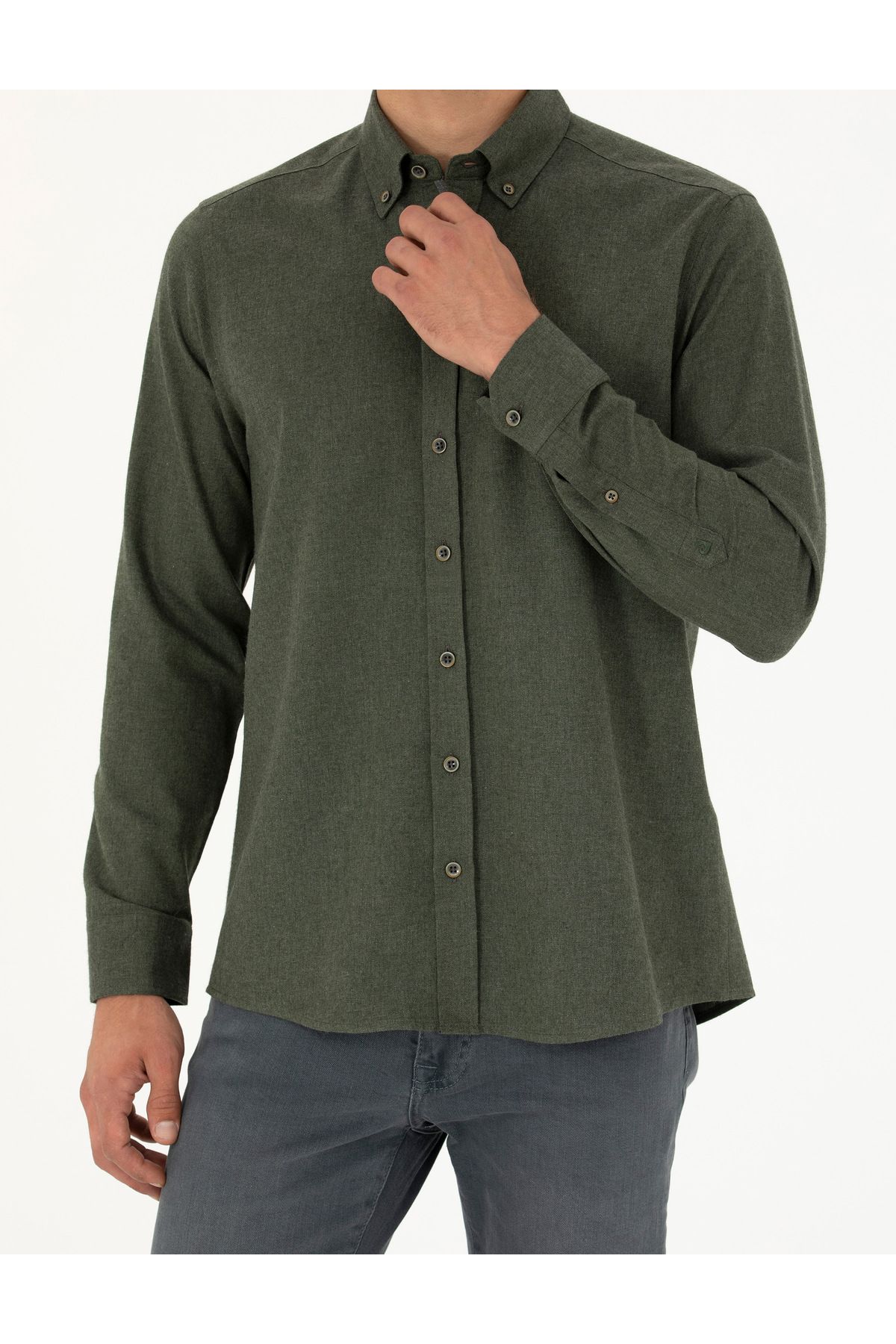 پیراهن مردانه پیر کاردین | 50275625-VR027 Pierre Cardin - Image 6